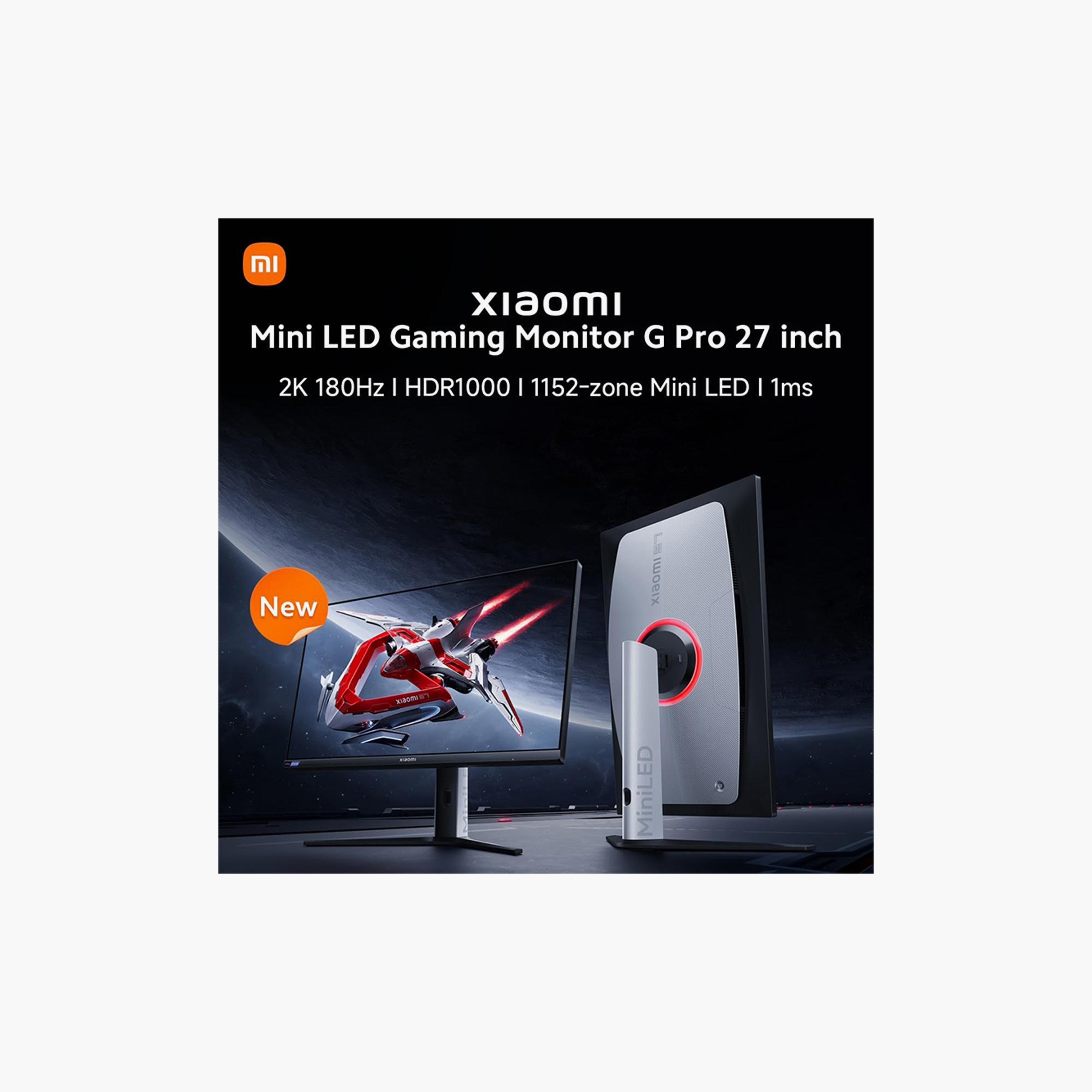 شاشة عرض شاومي ميني LED G برو 27i 2K 180Hz 27 بوصة للألعاب - أسود | ELA5587UK-electronics-accessories-computeraccesories-image-5
