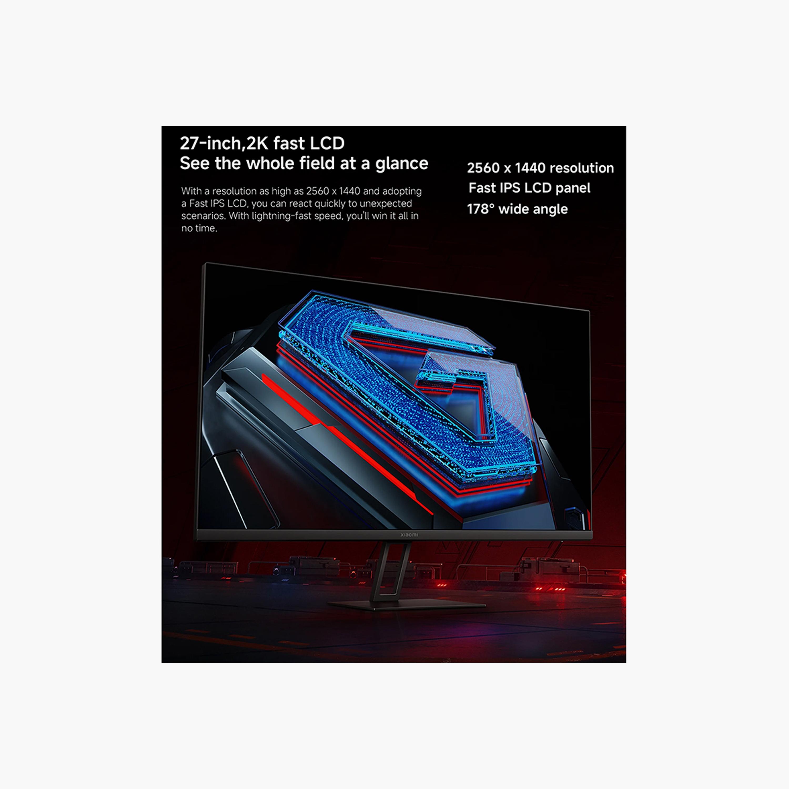 Xiaomi Display Monitor For Gaming LCD G27Qi 2K 180Hz 27inch - Black | ELA5597UK-electronics-accessories-computeraccesories-image-3