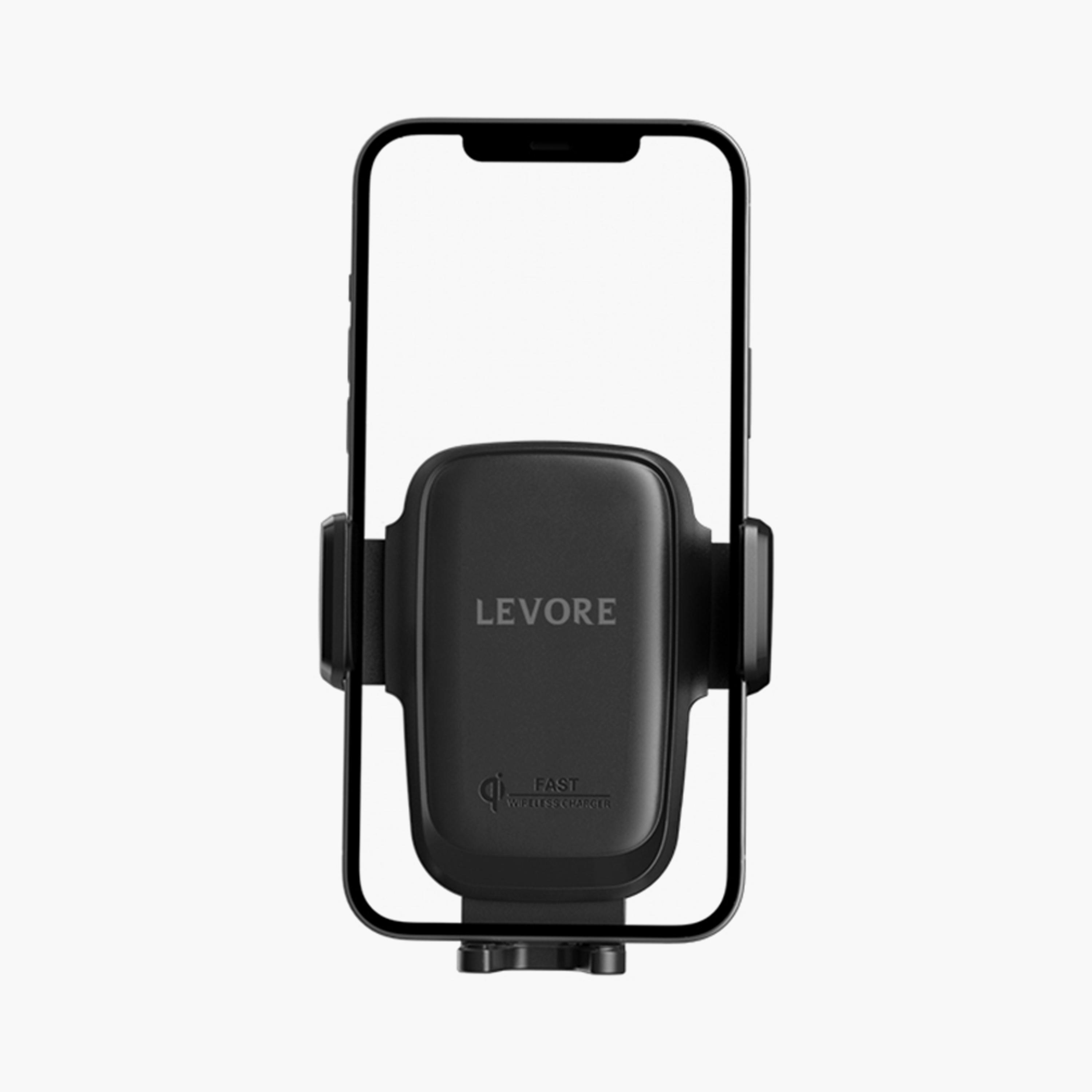 Levore 15W Magnetic Wireless Car Charger Holder Fast Charging - Black | LS21-BK-electronics-accessories-mobileaccesories-image-2