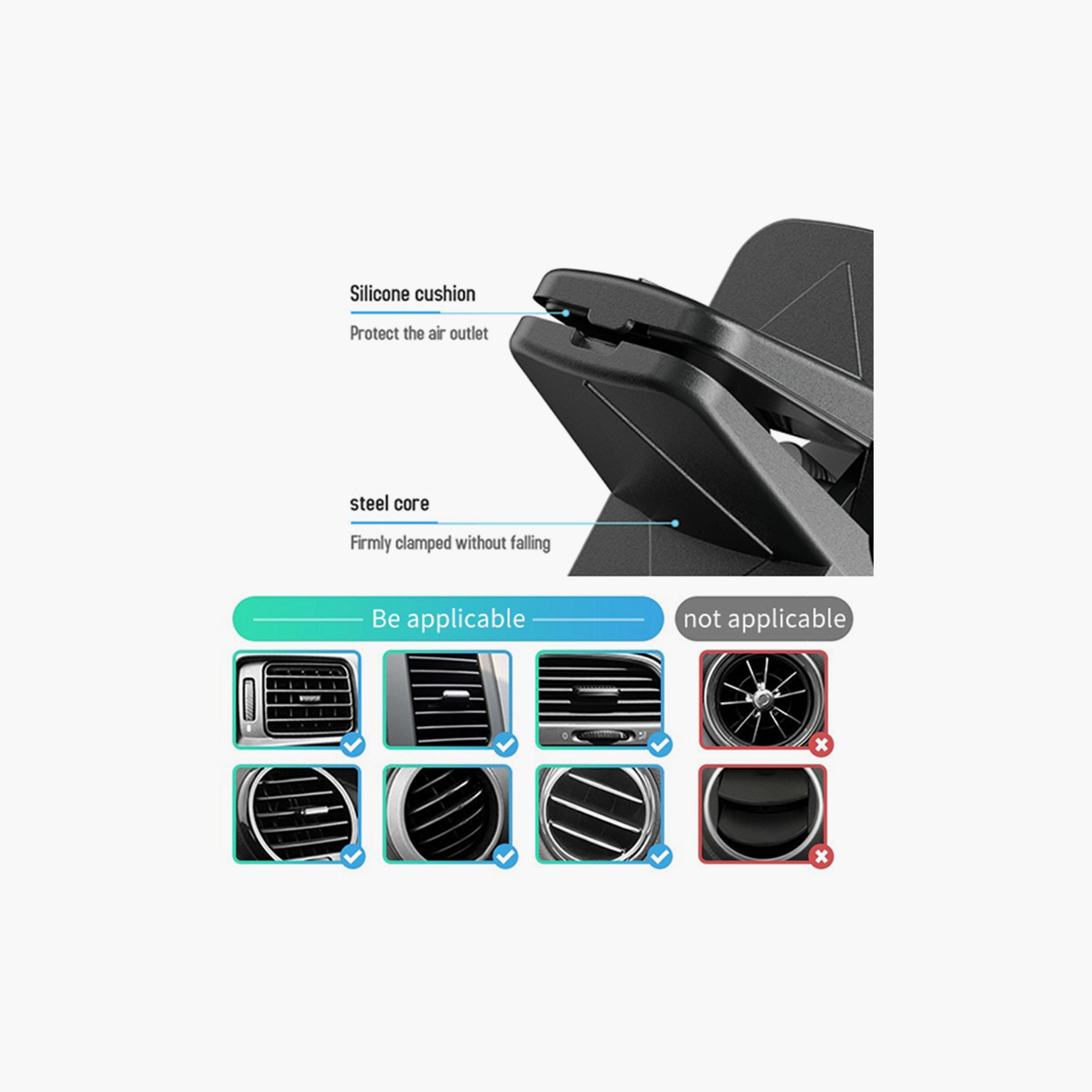 Levore 15W Magnetic Wireless Car Charger Holder Fast Charging - Black | LS21-BK-electronics-accessories-mobileaccesories-image-5