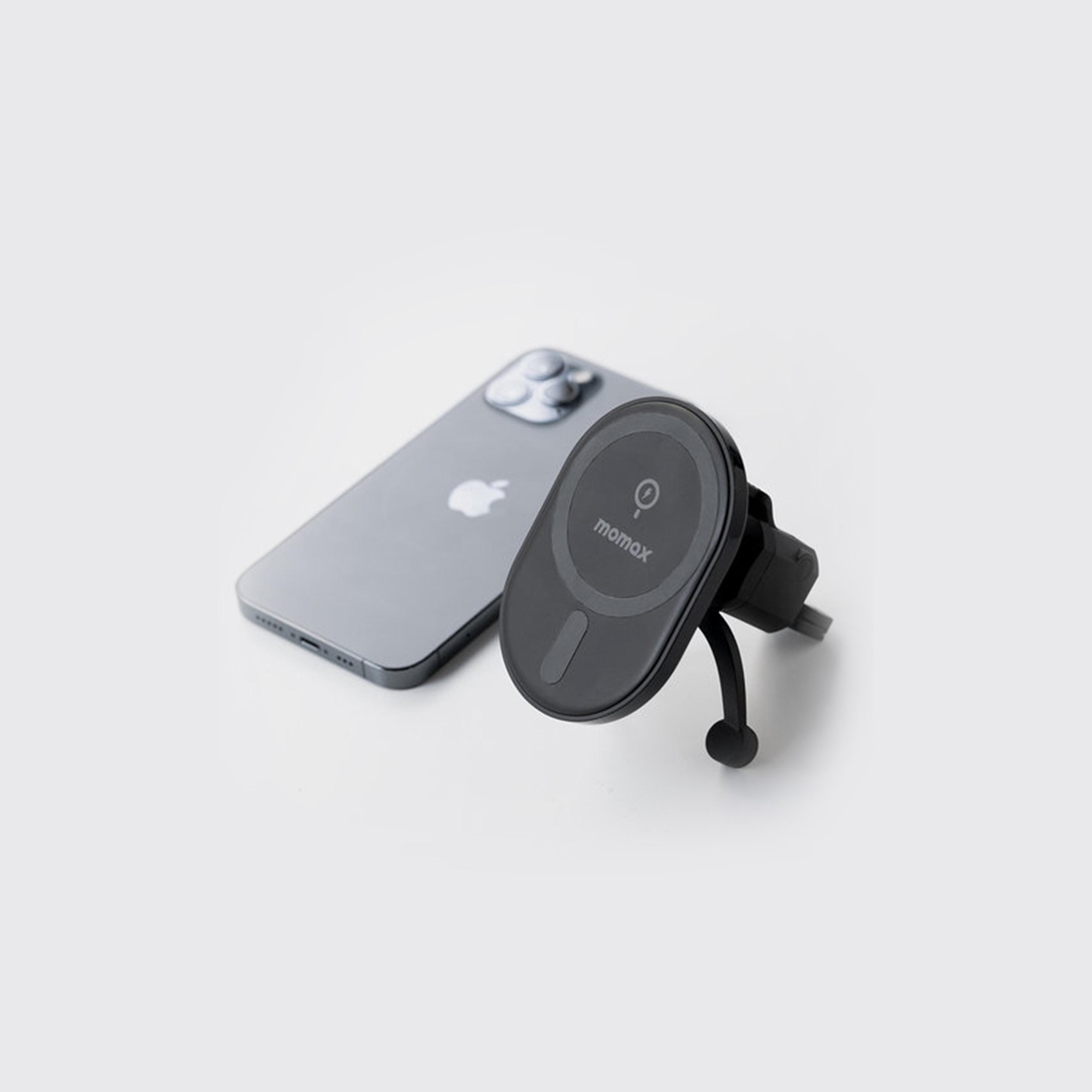 Momax Wireless Charging Car Mount 15W - Black | CM17D-electronics-accessories-mobileaccesories-image-2
