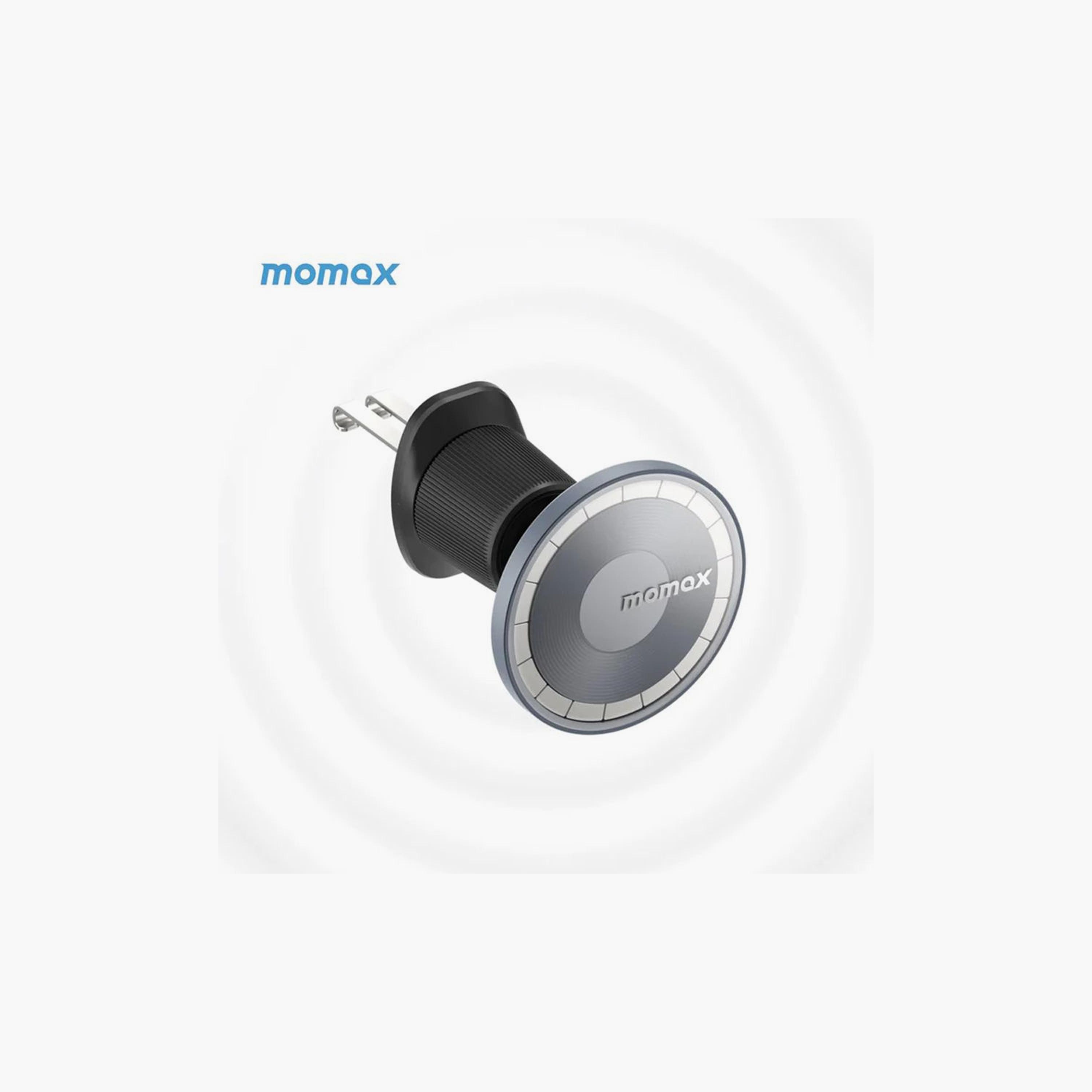 Momax Move Easy Magnetic Car Mount Strong Magnetic Suction Twin Metal Hook Design - Grey | CM22E-electronics-accessories-mobileaccesories-image-5