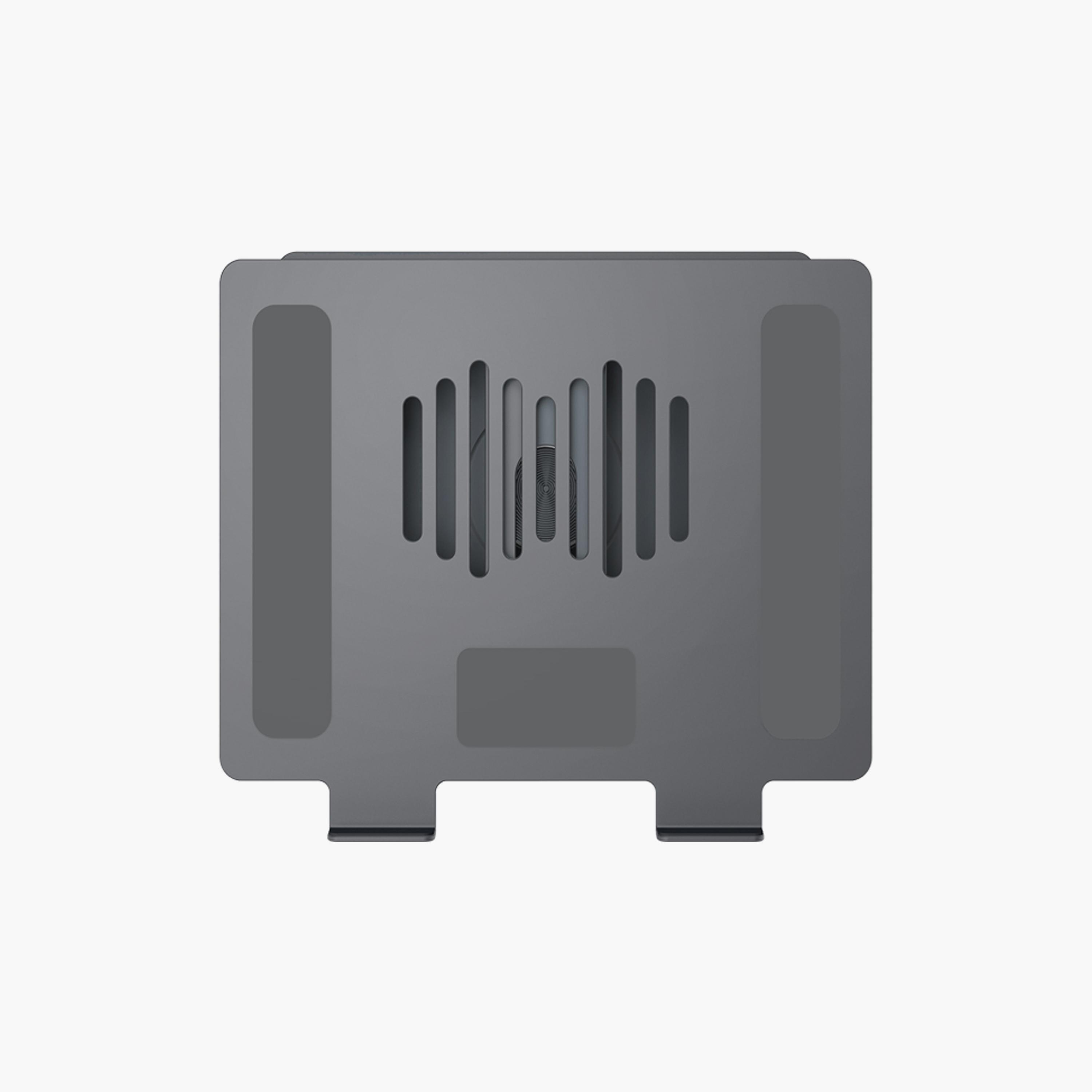 Momax Foldable & Rotatable Tablet/Laptop Stand, 360° Rotation, Aluminium Alloy - Grey | KH10E-electronics-accessories-computeraccesories-image-5