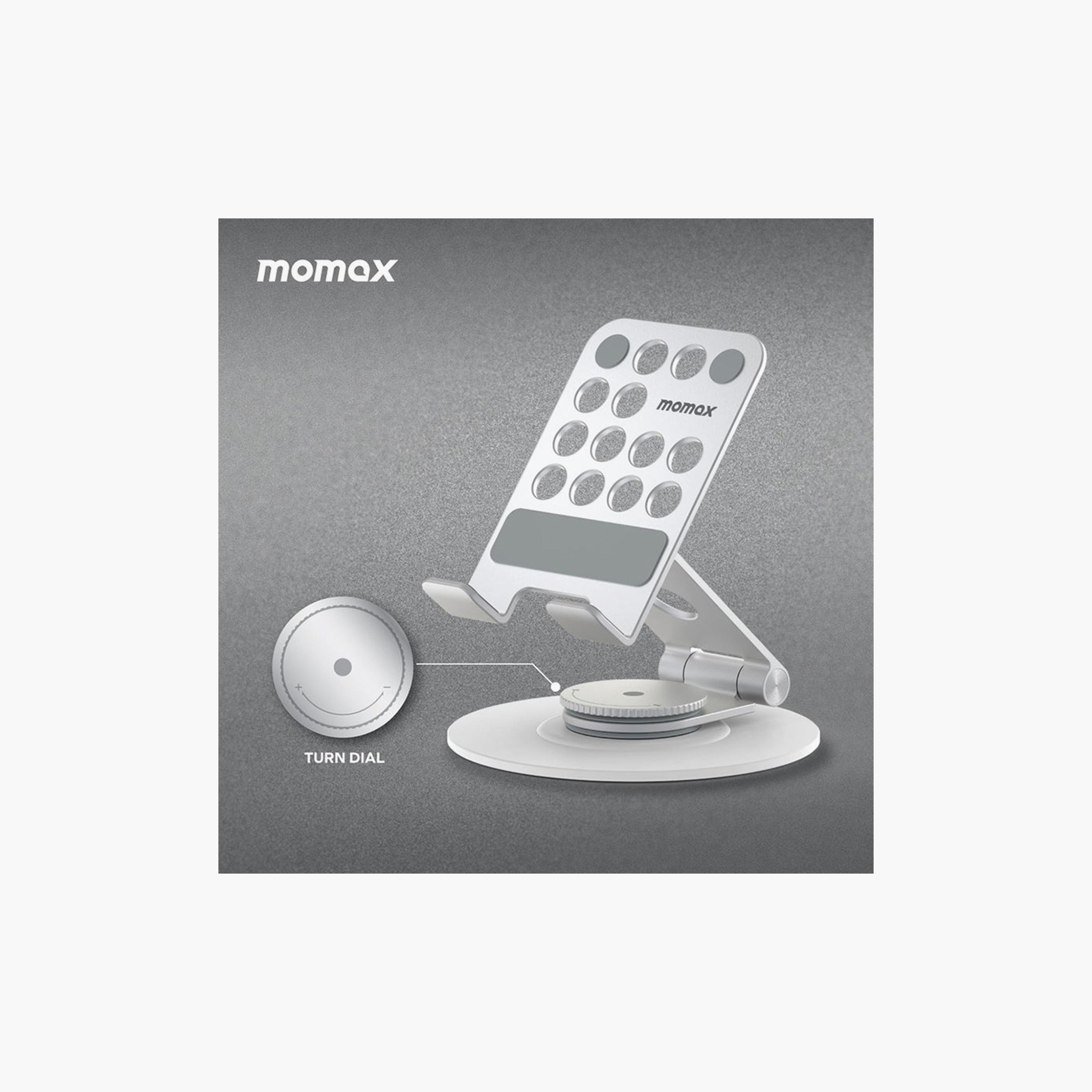 Momax Fold Stand Mila Rotatable Phone Stand - Silver | KH11SHK1-electronics-accessories-computeraccesories-image-5