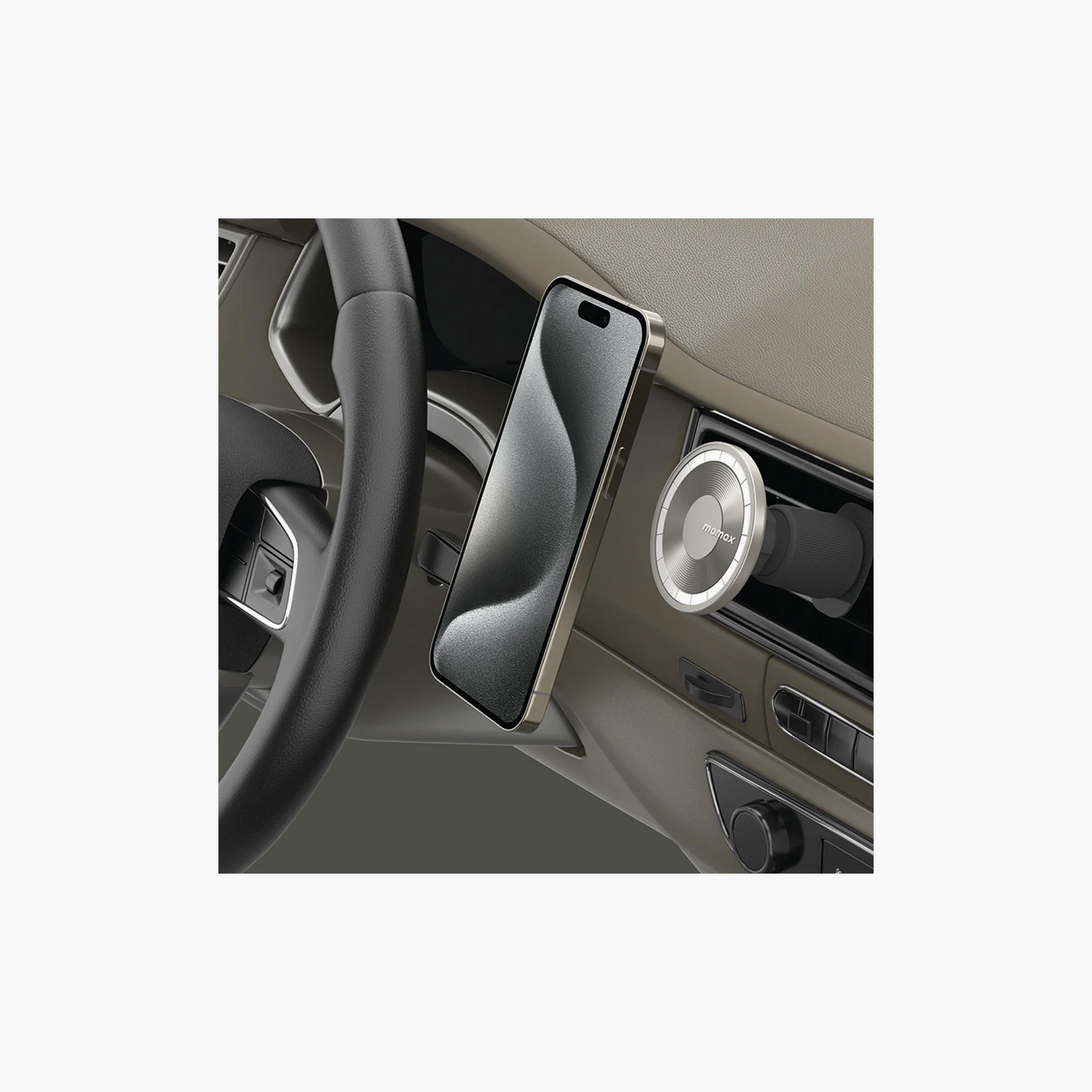 Momax Move Easy Magnetic Car Mount - Titanium | CM22L-electronics-accessories-mobileaccesories-image-4