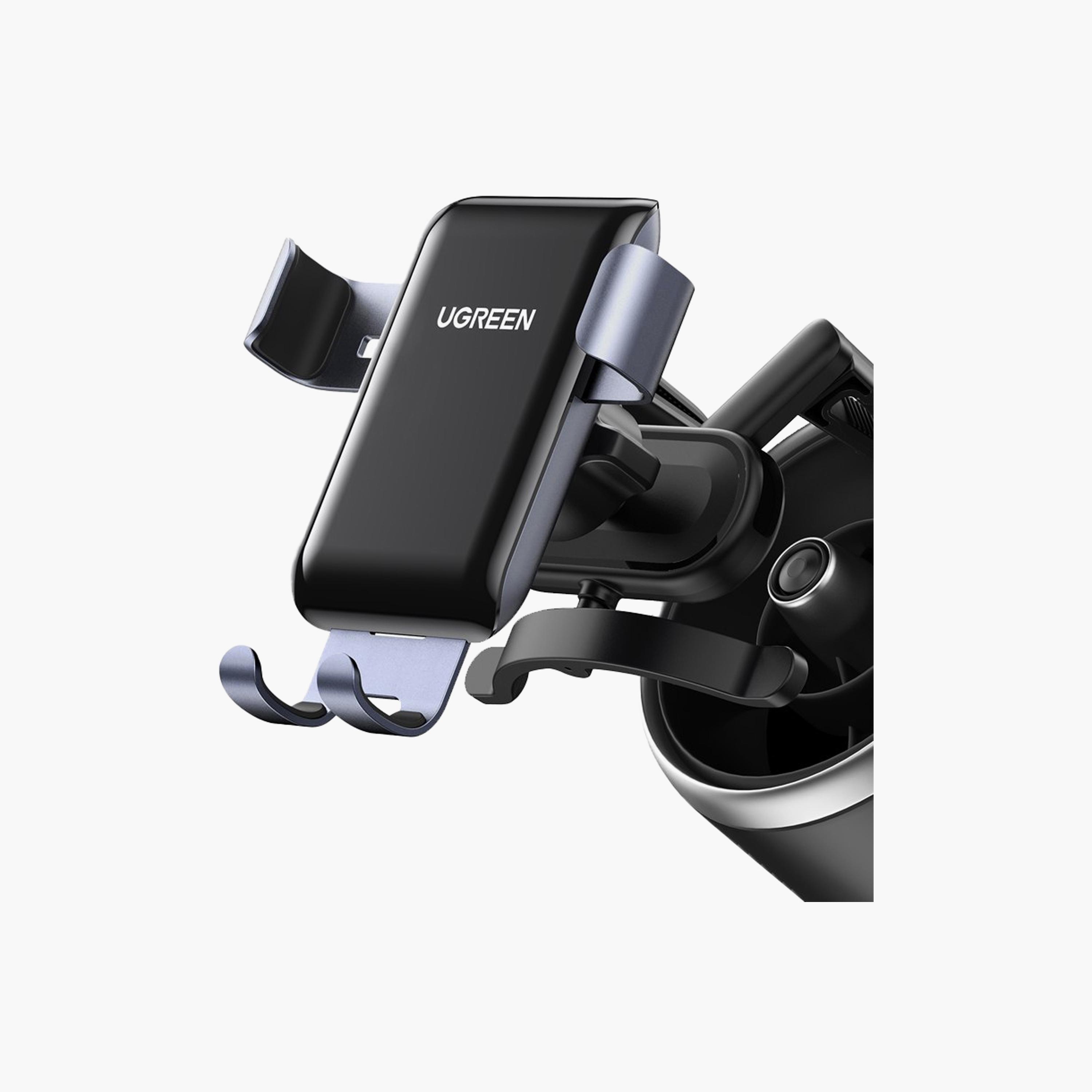 UGREEN Gravity Phone Holder for Round Air Vent - Black | 30401-electronics-accessories-mobileaccesories-image-1