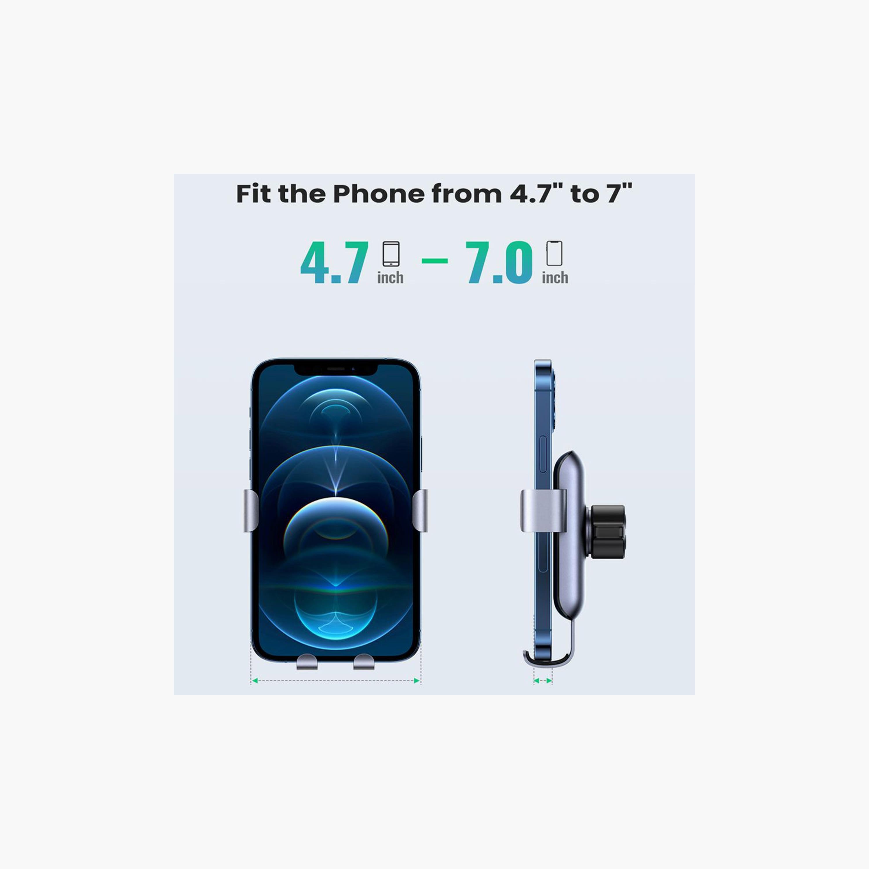 UGREEN Gravity Phone Holder for Round Air Vent - Black | 30401-electronics-accessories-mobileaccesories-image-6