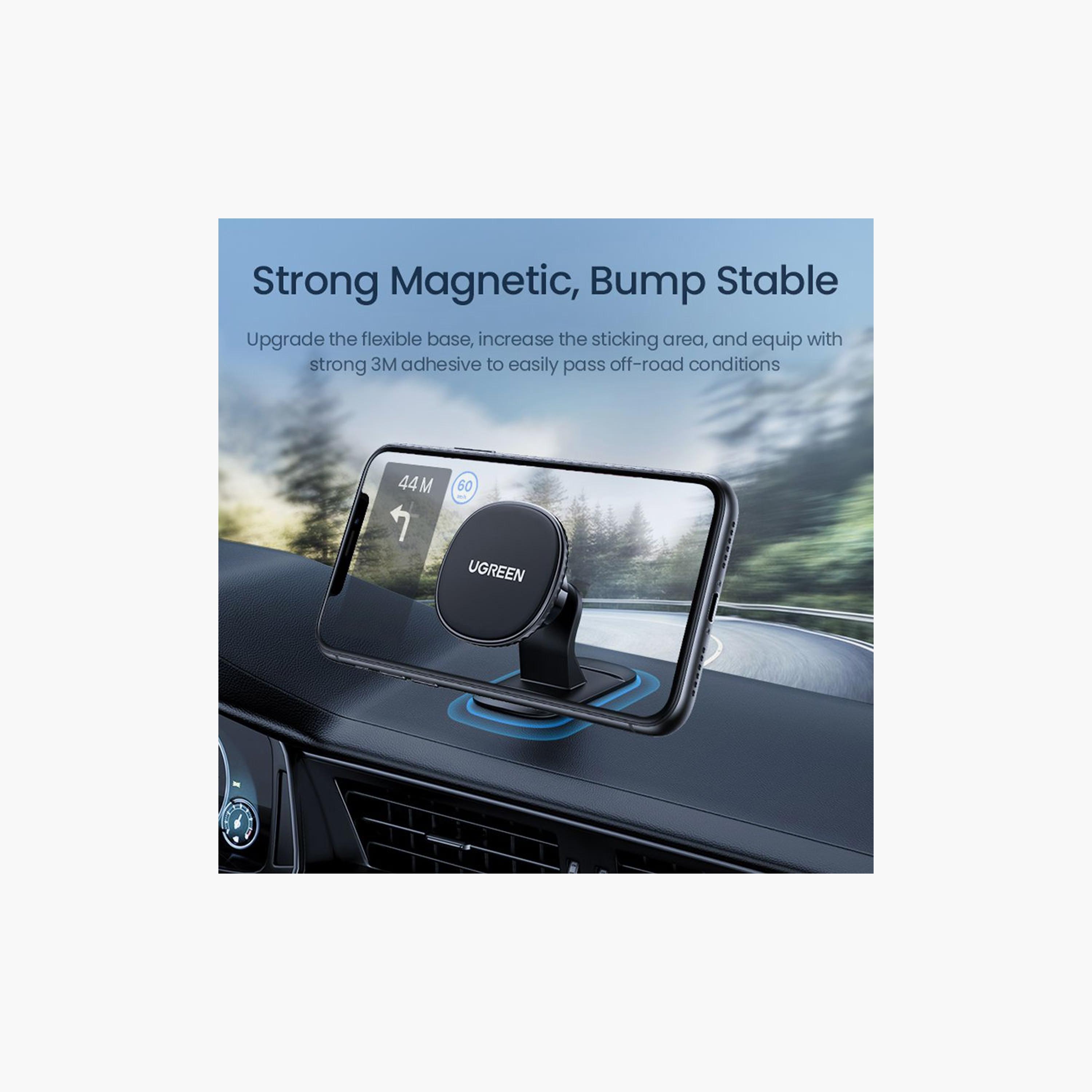 UGRREN Magnetic Phone Holder for Car - Black | 80785-electronics-accessories-mobileaccesories-image-3