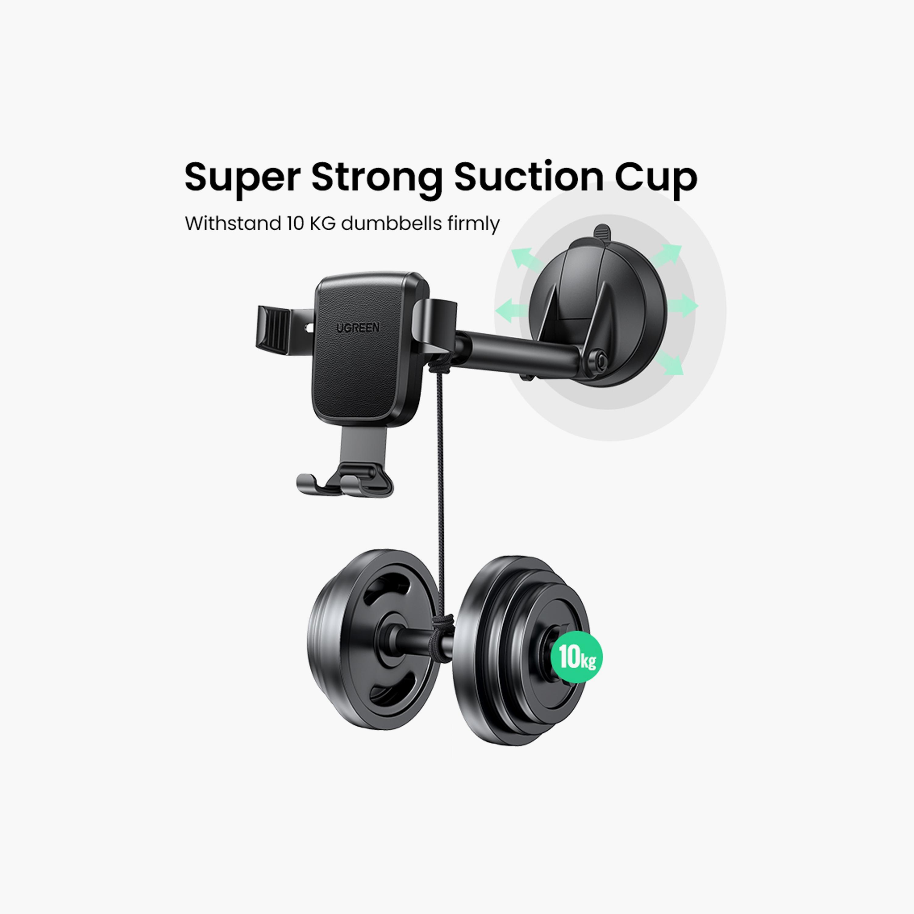 UGREEN Gravity Phone Holder with Suction Cup - Black | 60990B-electronics-accessories-mobileaccesories-image-6