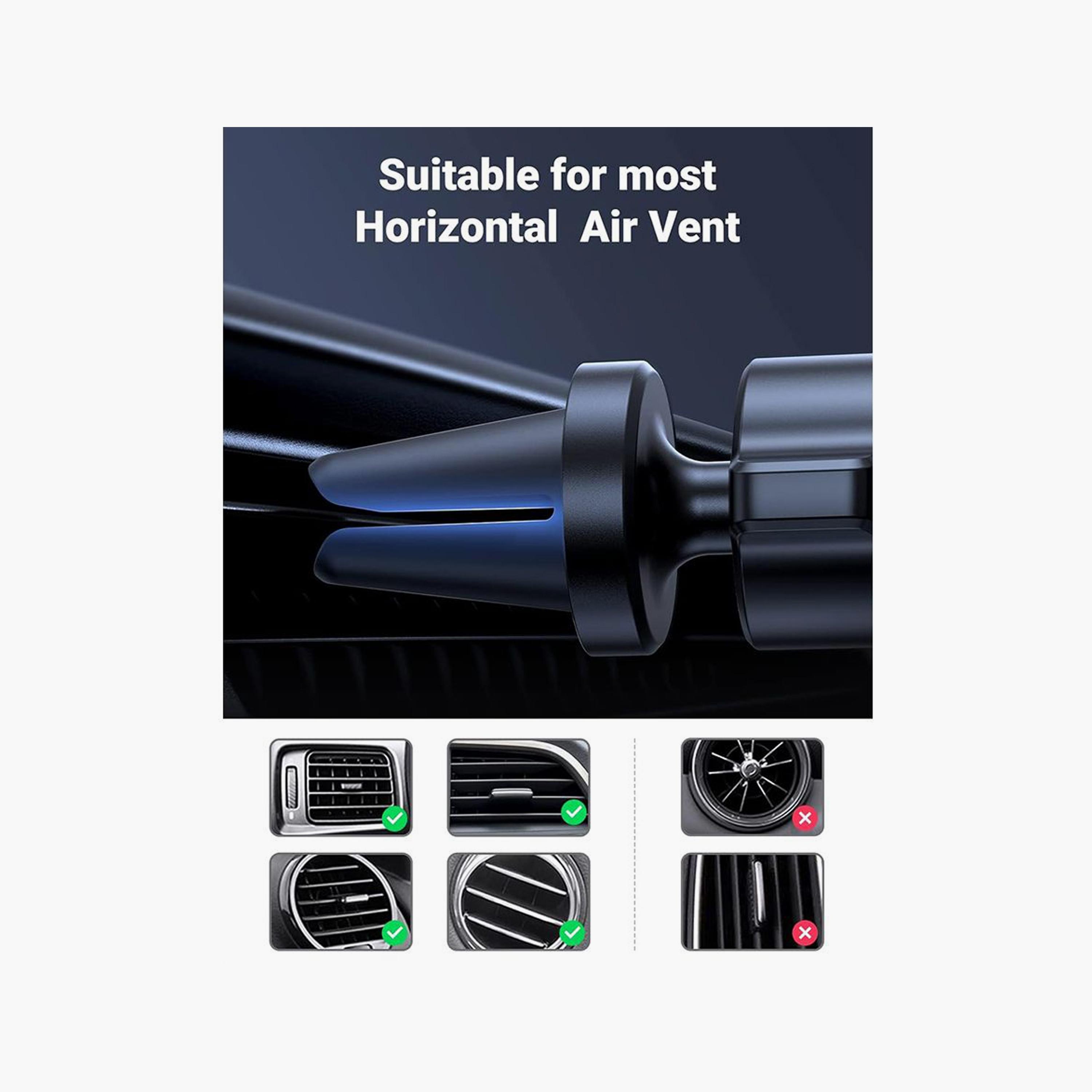 UGREEN Gravity Air Vent Car Phone Holder with Auto Lock - Space Grey | 50564-electronics-accessories-mobileaccesories-image-5