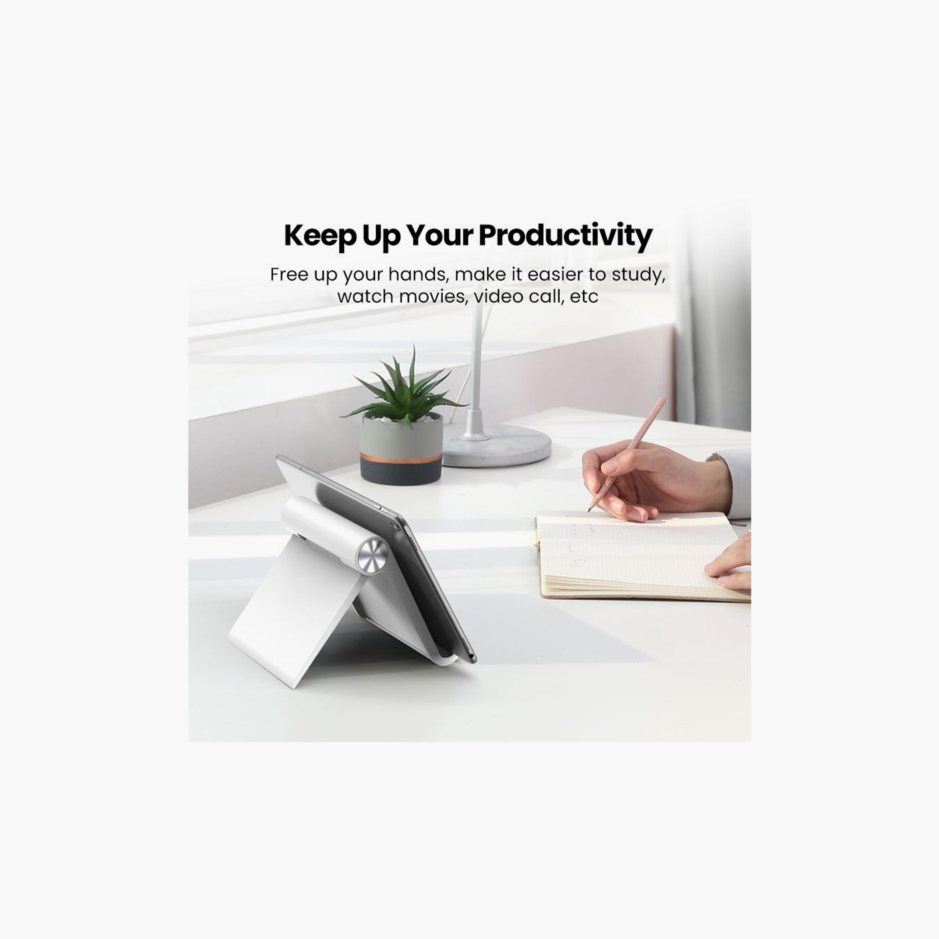 UGREEN Adjustable Portable Stand Multi-Angle - White | 30285-electronics-accessories-mobileaccesories-image-6
