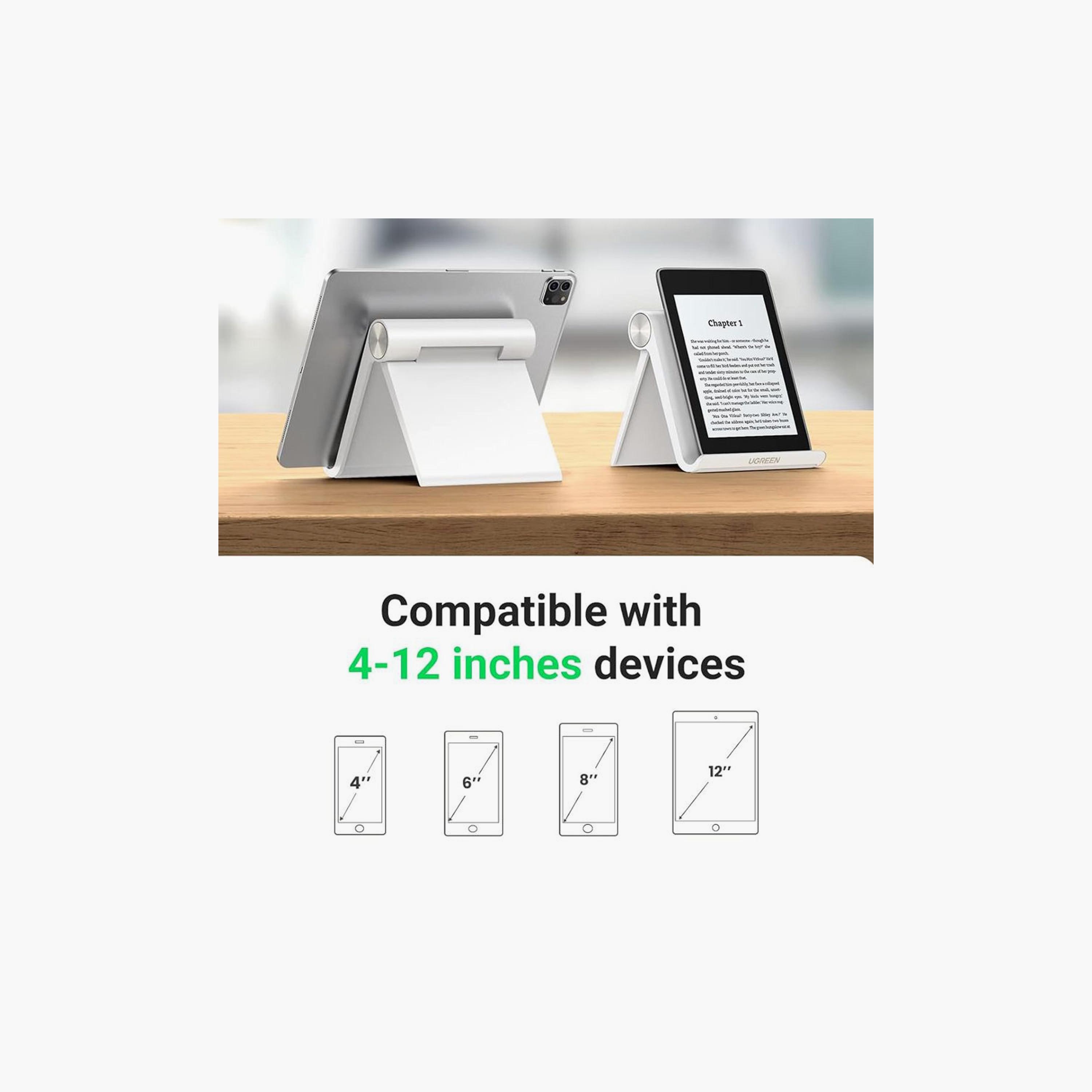 UGREEN Desktop Tablet Stand Multi-Angle Adjustment - White | 30485-electronics-accessories-mobileaccesories-image-5