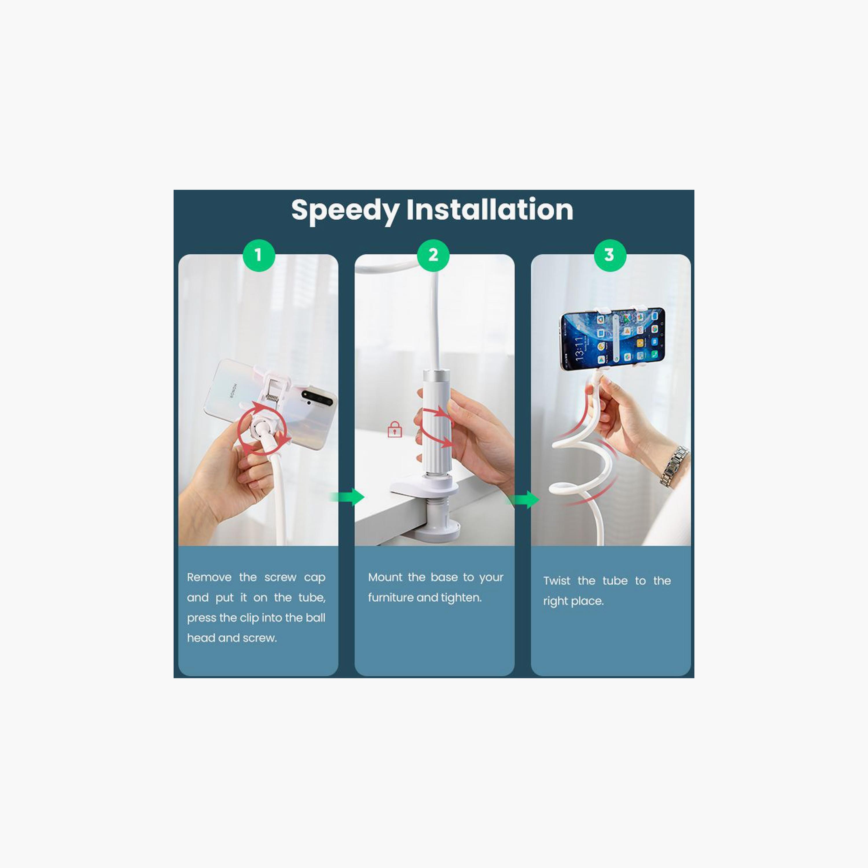 UGREEN Multifunction Phone Stand - White | 30488-electronics-accessories-mobileaccesories-image-3