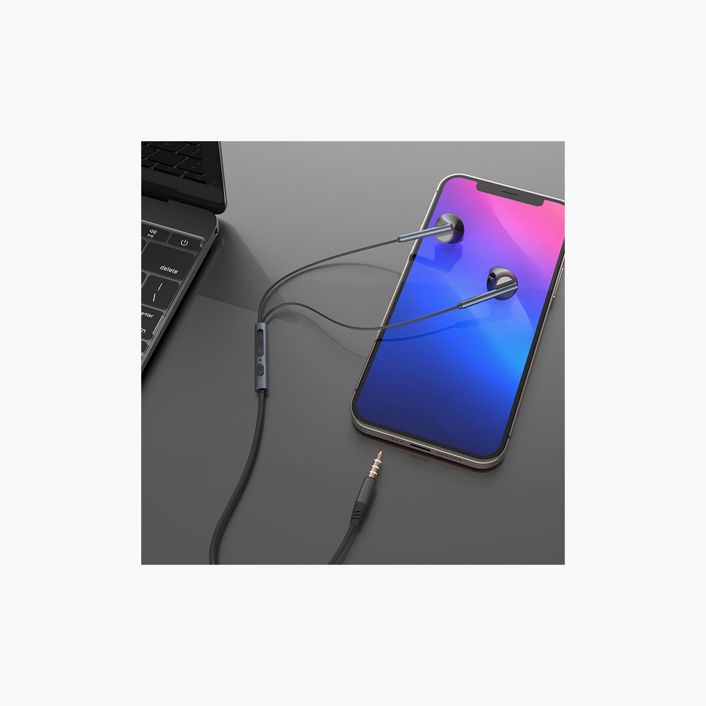 Levore Wired Earphone with 3.5mm Connector- Black | LEW11-BK-electronics-headphonesandearphones-image-2