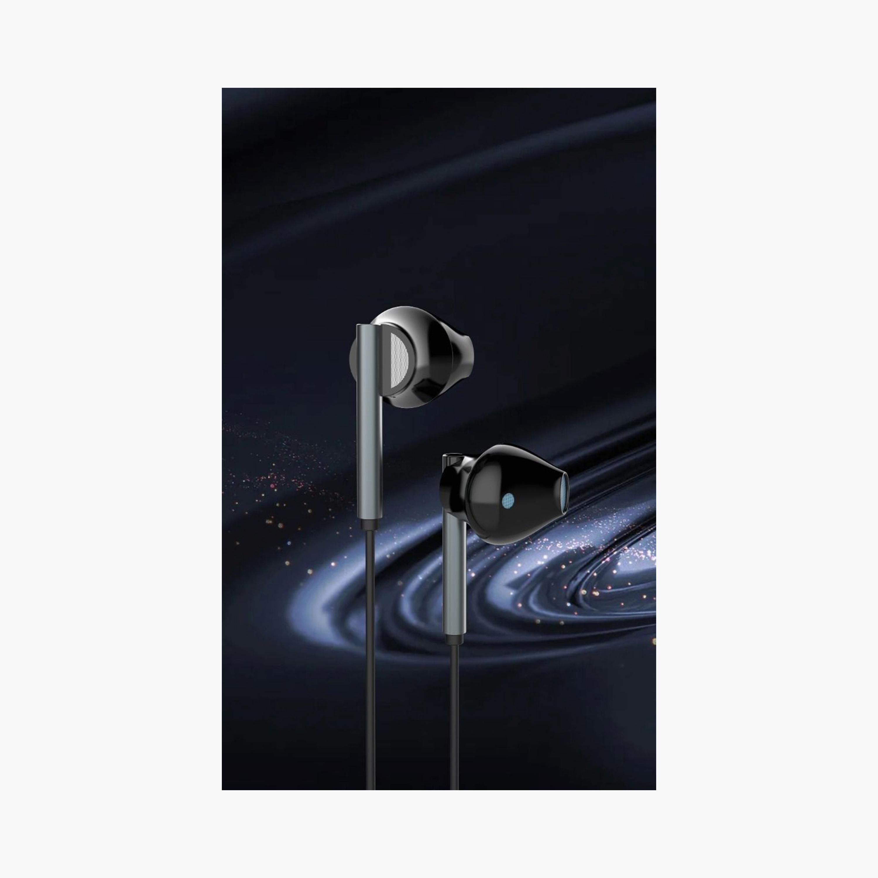 Levore Wired Earphone with Type-c Connector- Black | LEW31-BK-electronics-headphonesandearphones-image-5