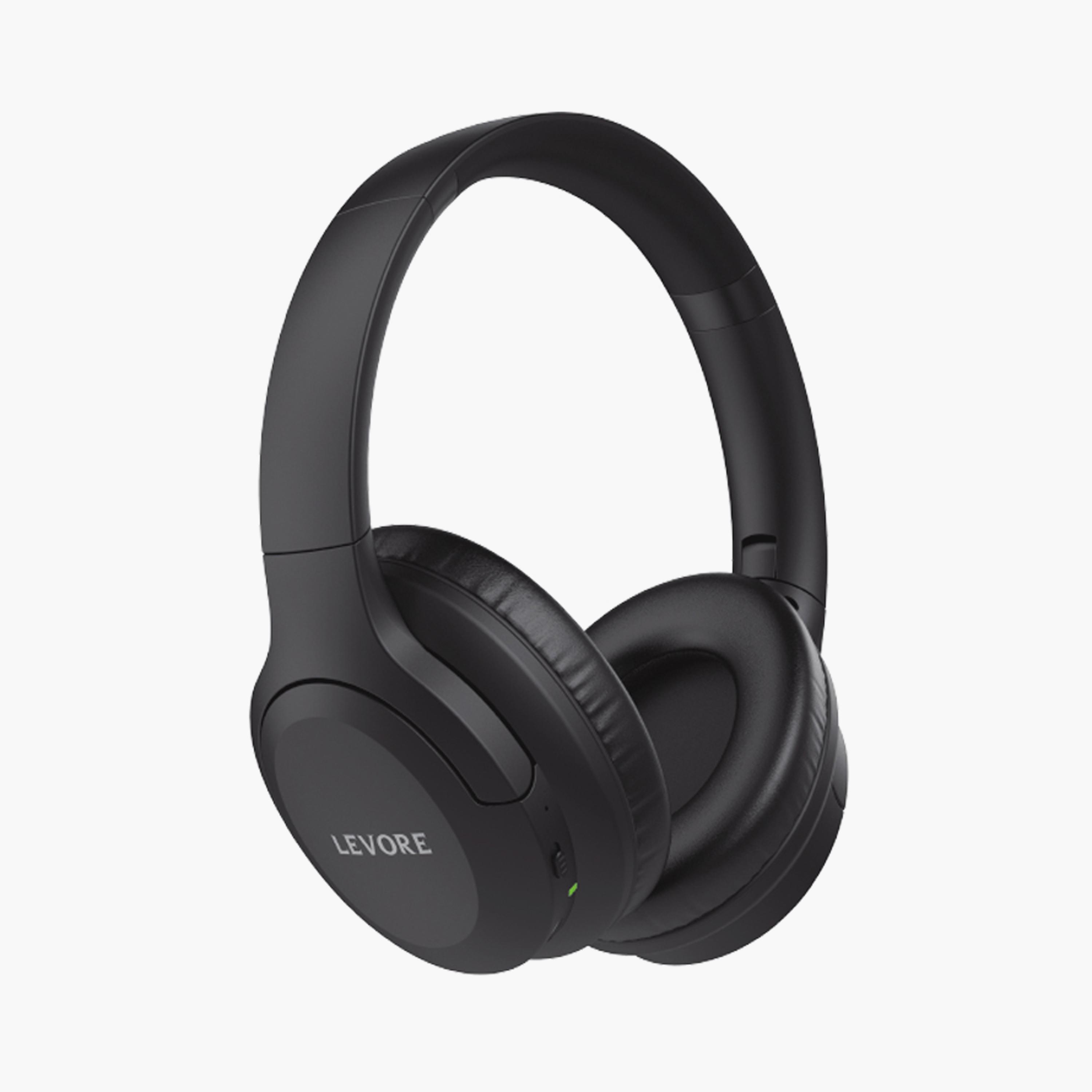 Levore Wireless Bluetooth Earphones with Noise Cancelling - Black | LHB51-BK-electronics-headphonesandearphones-image-1
