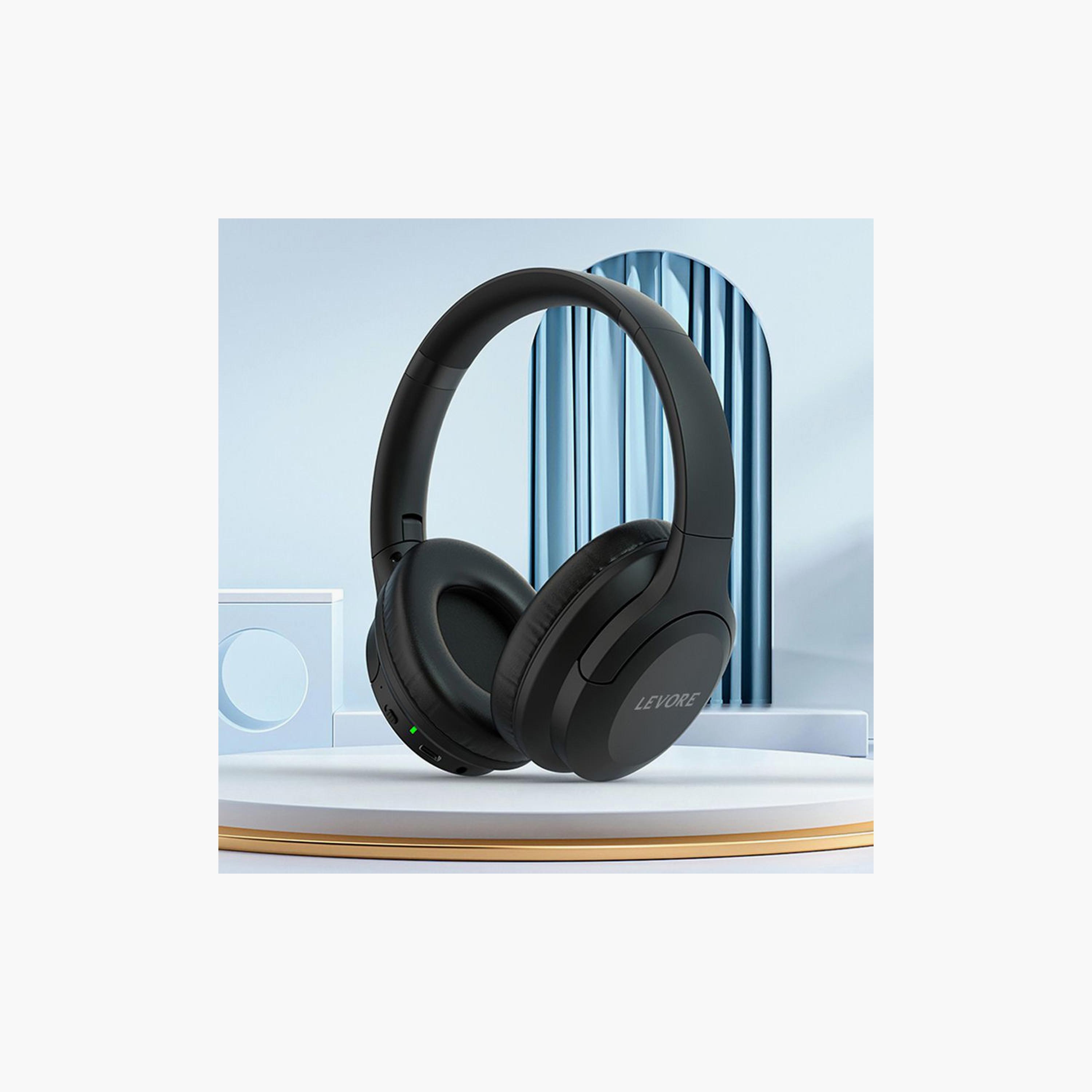 Levore Wireless Bluetooth Earphones with Noise Cancelling - Black | LHB51-BK-electronics-headphonesandearphones-image-3