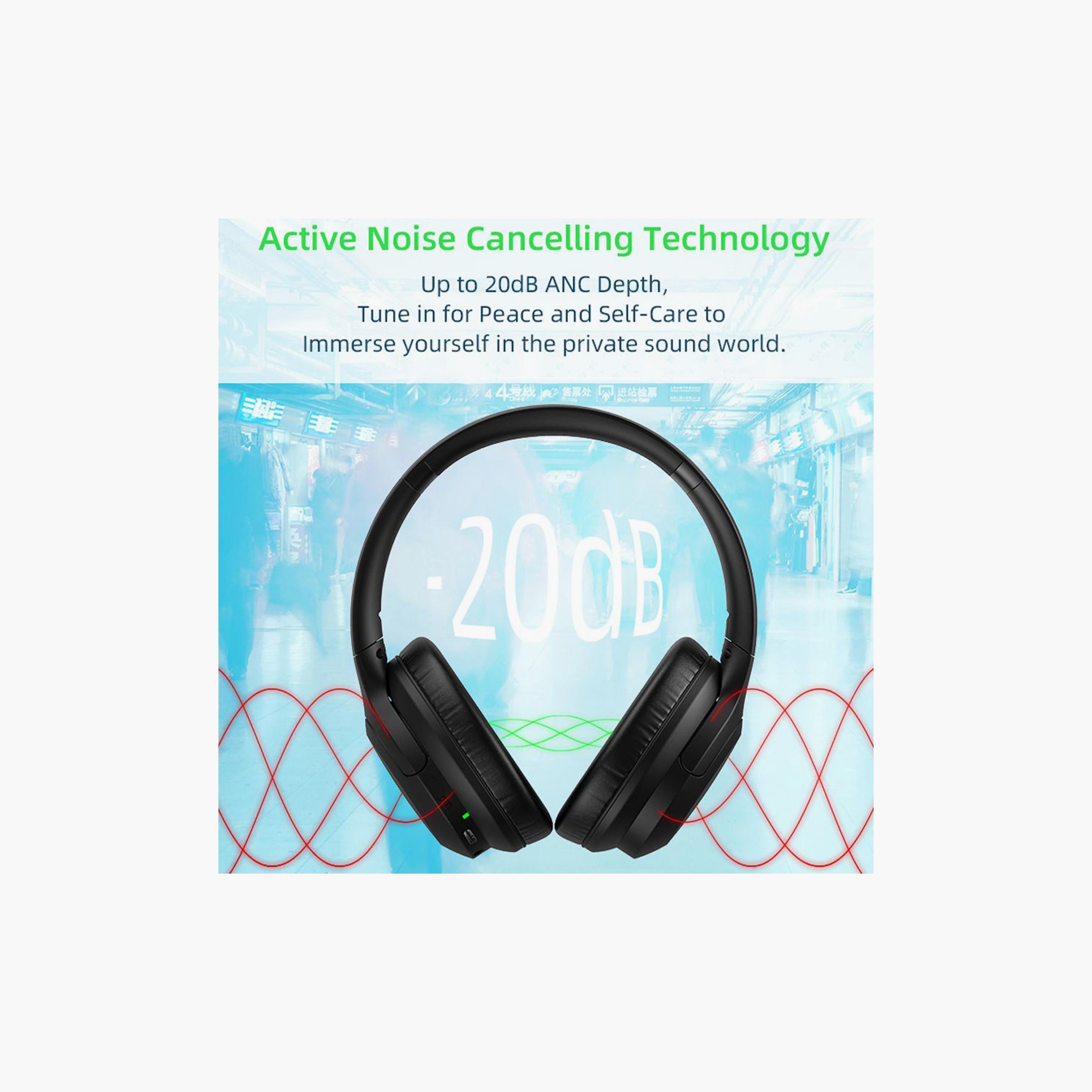 Levore Wireless Bluetooth Earphones with Noise Cancelling - Black | LHB51-BK-electronics-headphonesandearphones-image-4