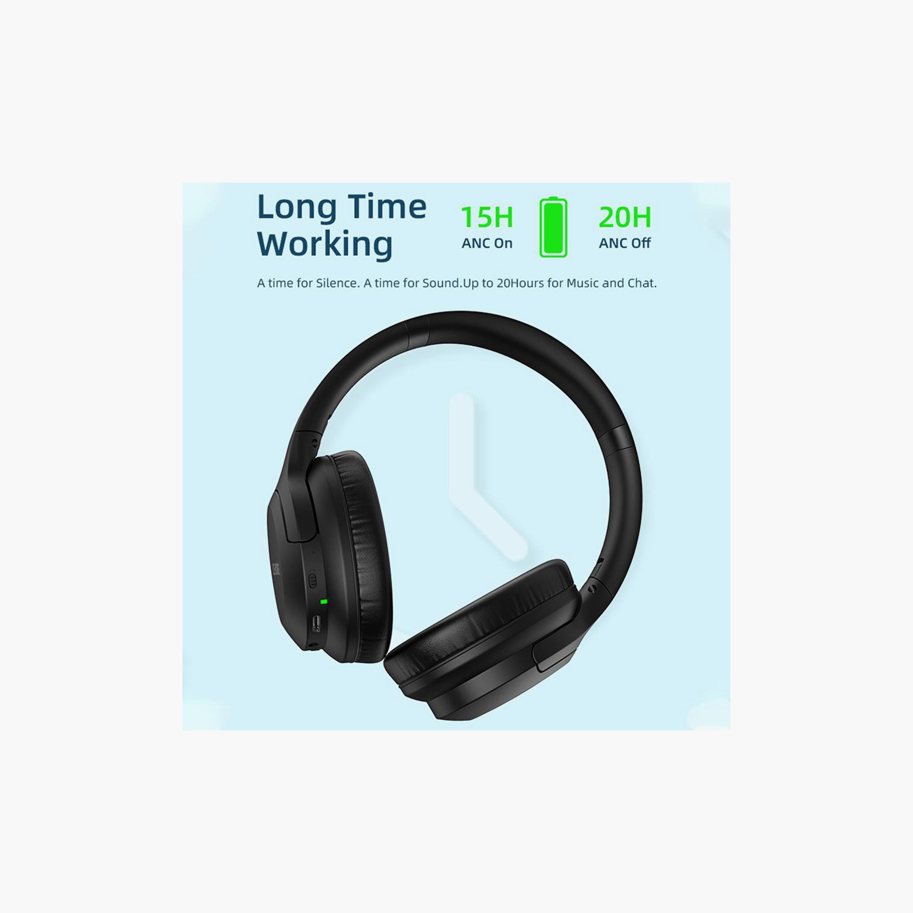 Levore Wireless Bluetooth Earphones with Noise Cancelling - Black | LHB51-BK-electronics-headphonesandearphones-image-6