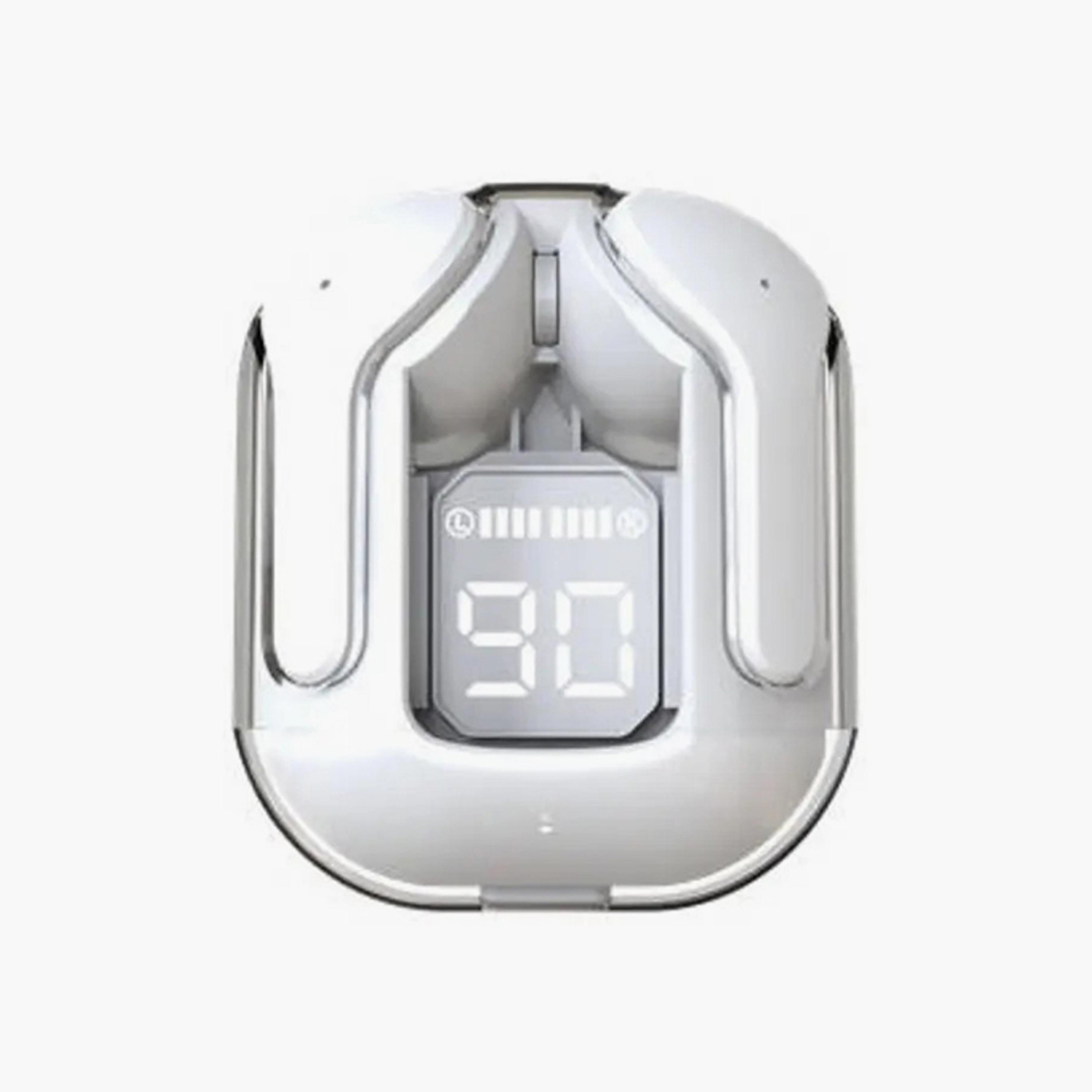 Levore True Wireless Stereo Crystal S1 Earbuds with Digital Screen - White | LBT301-WH-electronics-headphonesandearphones-image-4