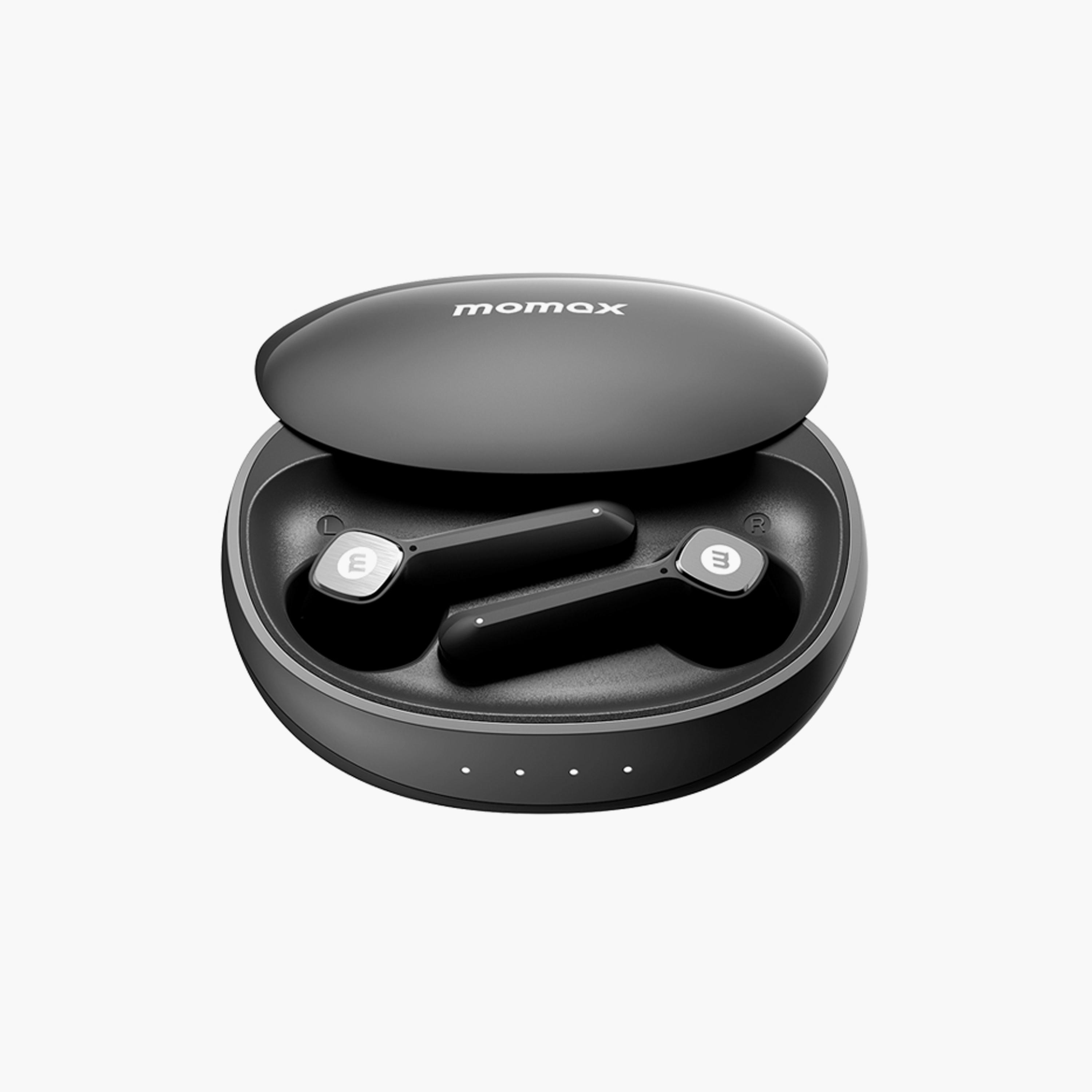Momax Pills Lite 3 True Wireless Earphones with Slide Cover Case - Black | BT11D-electronics-headphonesandearphones-image-2