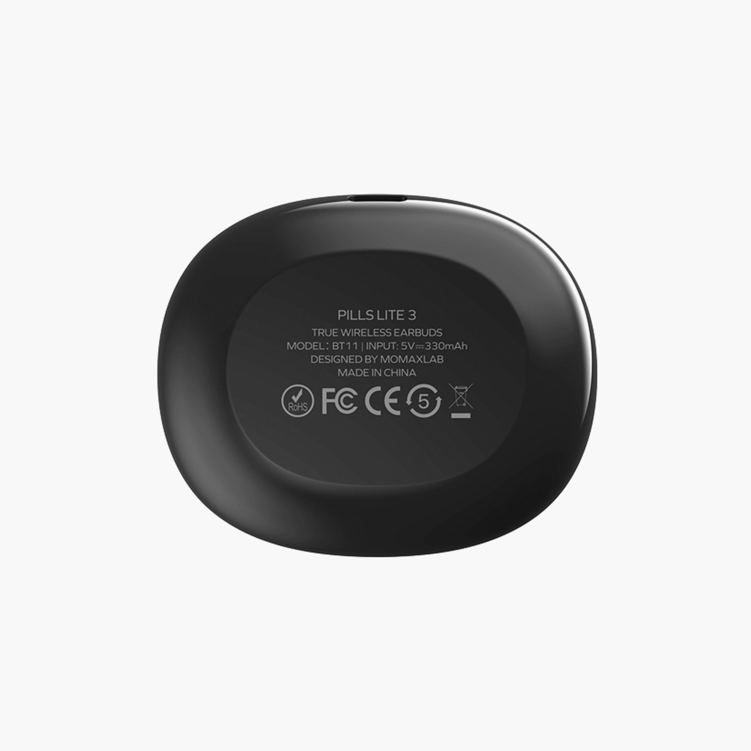 Momax Pills Lite 3 True Wireless Earphones with Slide Cover Case - Black | BT11D-electronics-headphonesandearphones-image-6