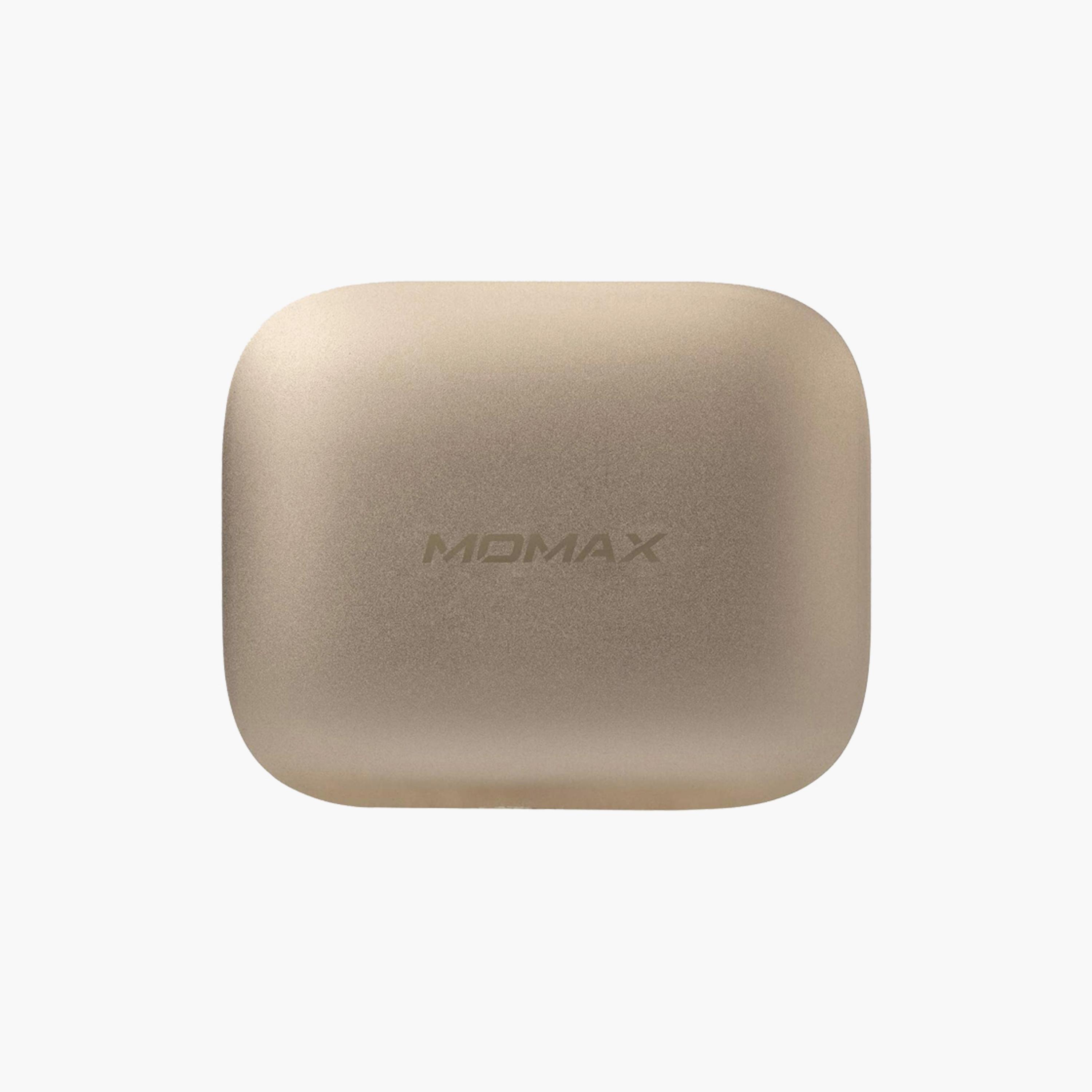 Momax Earbuds Spark True Wireless Bluetooth with Charging Case Pack Work Up 20 hours - Gold | BT5L-electronics-headphonesandearphones-image-3