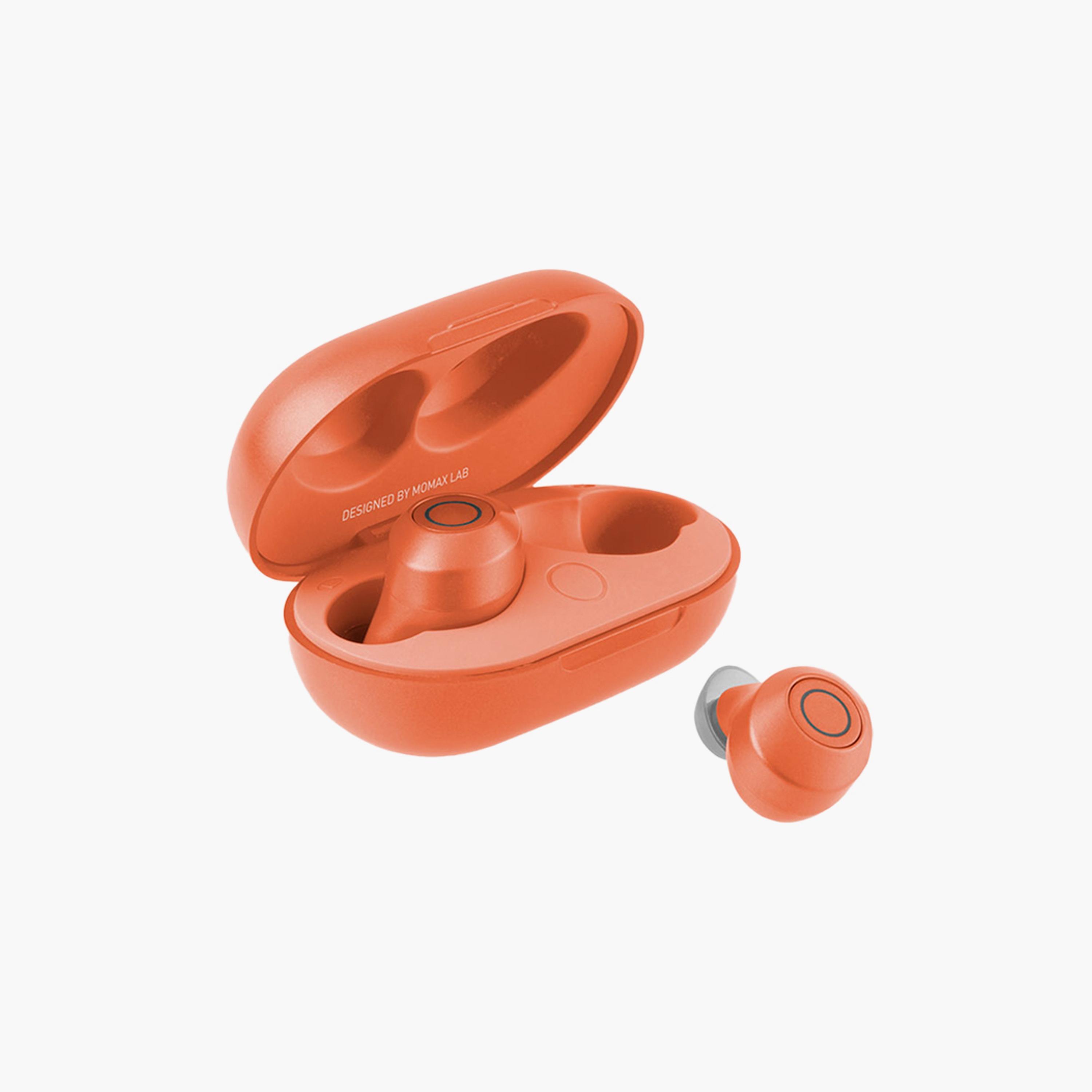 Momax PILLS TWS Wireless Earbuds - Orange | BT1M-electronics-headphonesandearphones-image-1
