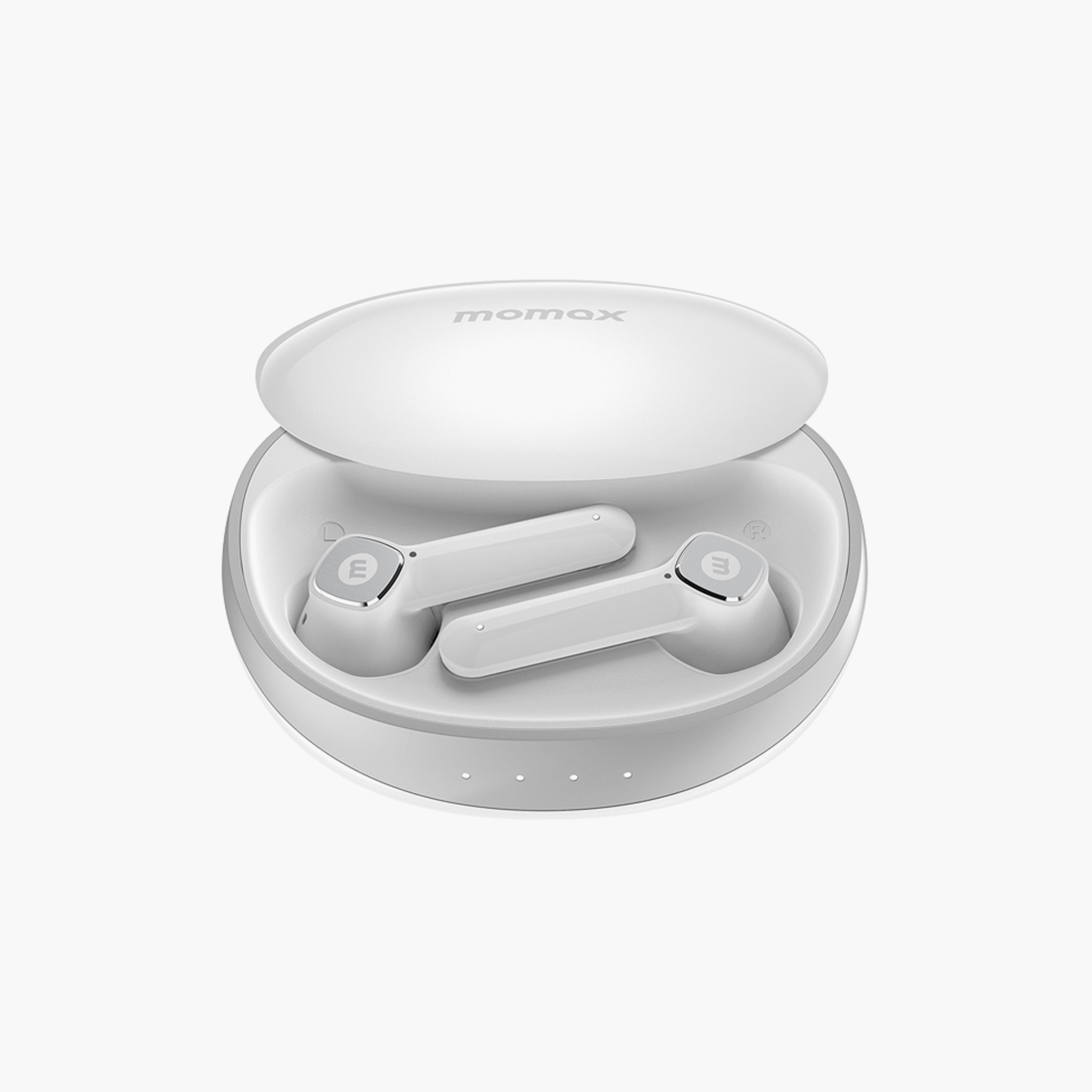 Momax Pills Lite 3 True Wireless Earphones with Slide Cover Case - White | BT11W-electronics-headphonesandearphones-image-2
