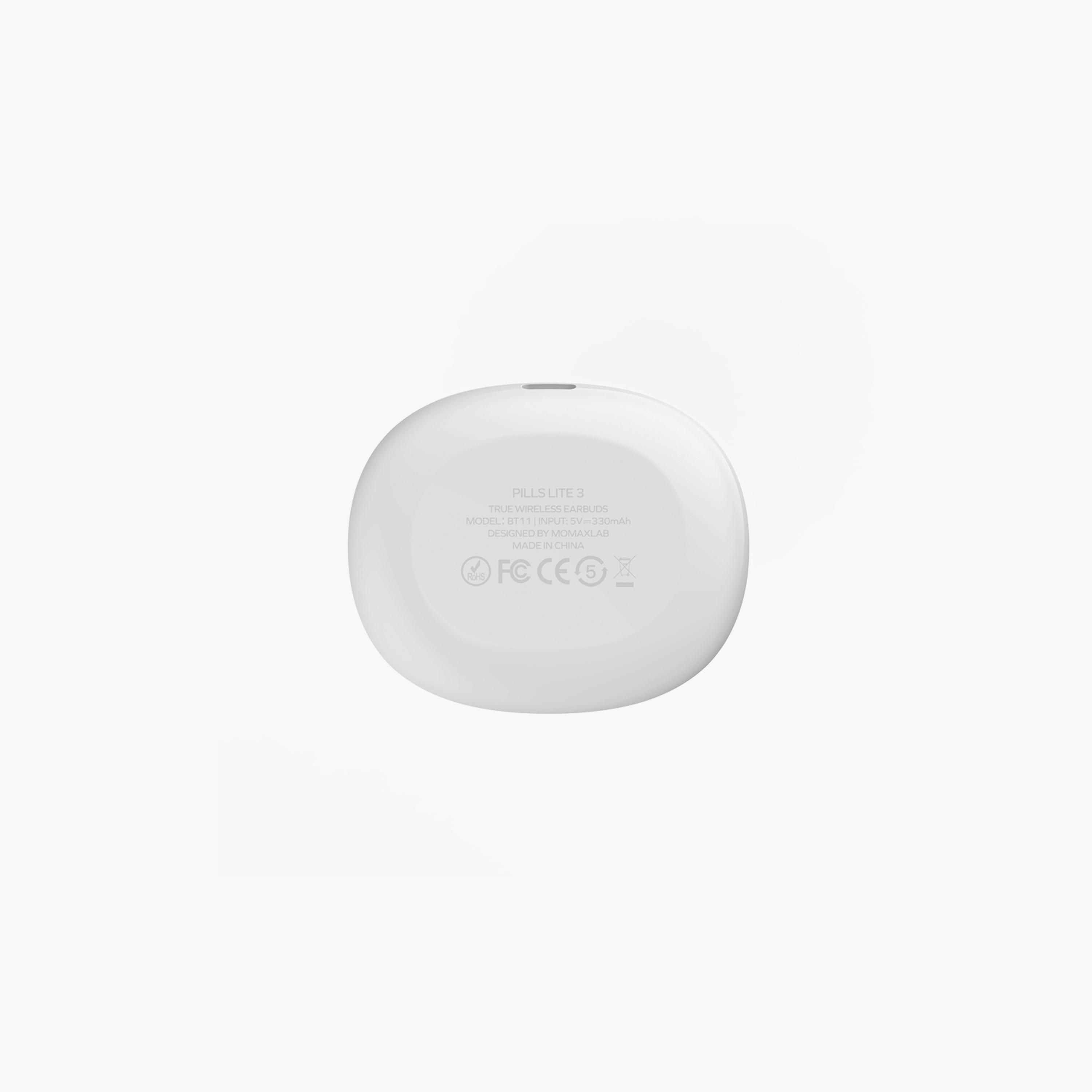 Momax Pills Lite 3 True Wireless Earphones with Slide Cover Case - White | BT11W-electronics-headphonesandearphones-image-6