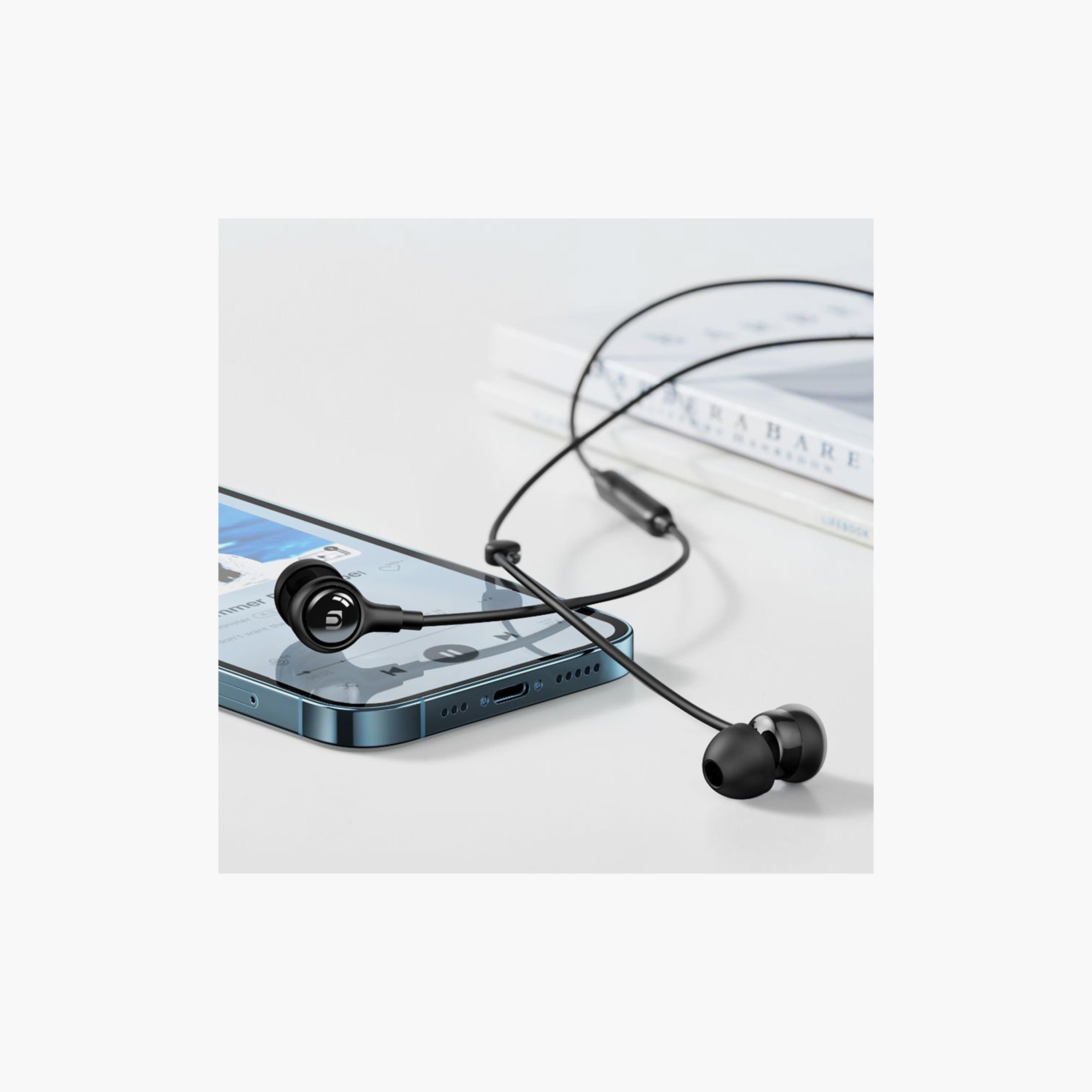 UGREEN Wired Earphones with mic Type-C Connector - Black | 30638-electronics-headphonesandearphones-image-2