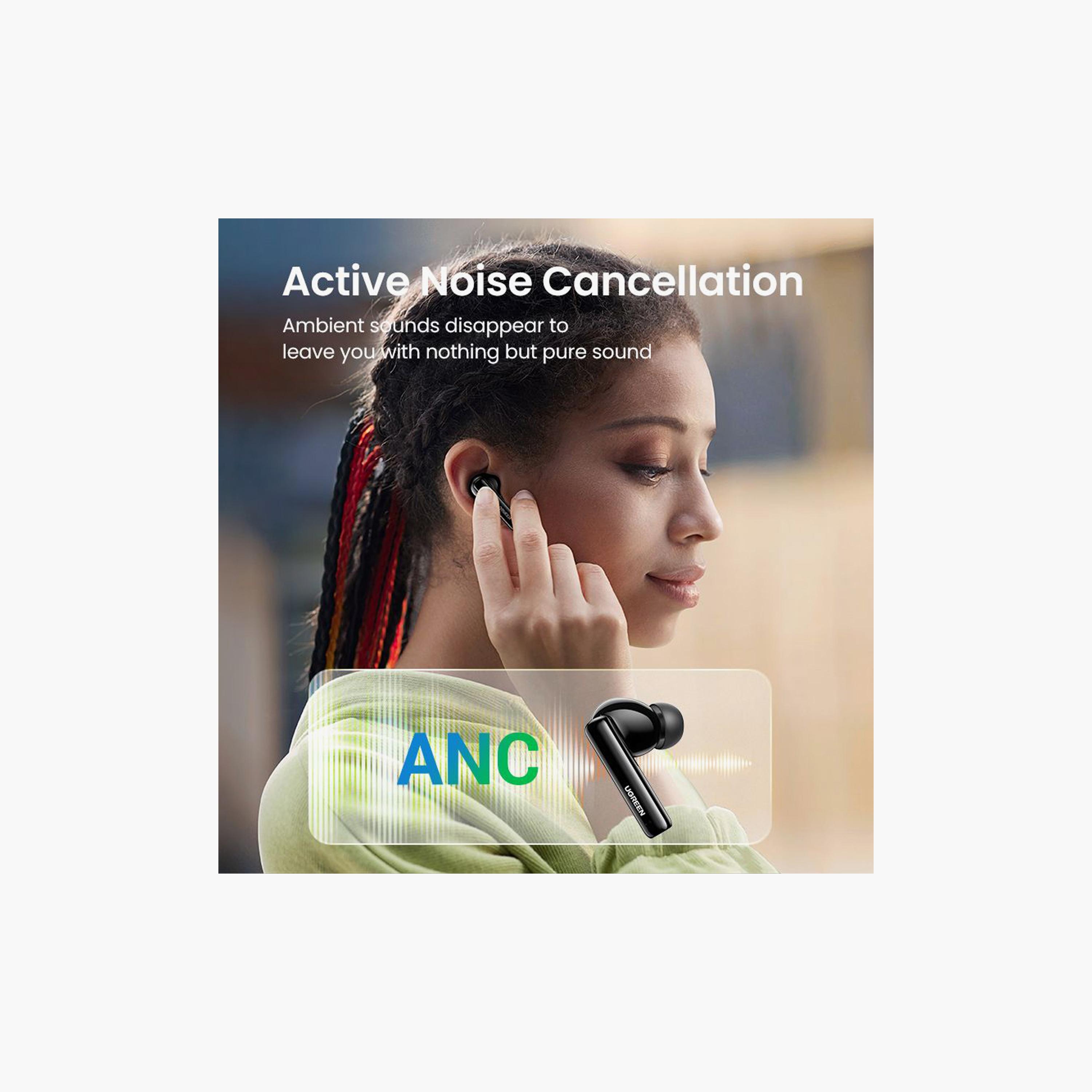 UGREEN Earbuds HiTune T3 ANC Wireless Earphone - Black | 90401-electronics-headphonesandearphones-image-4