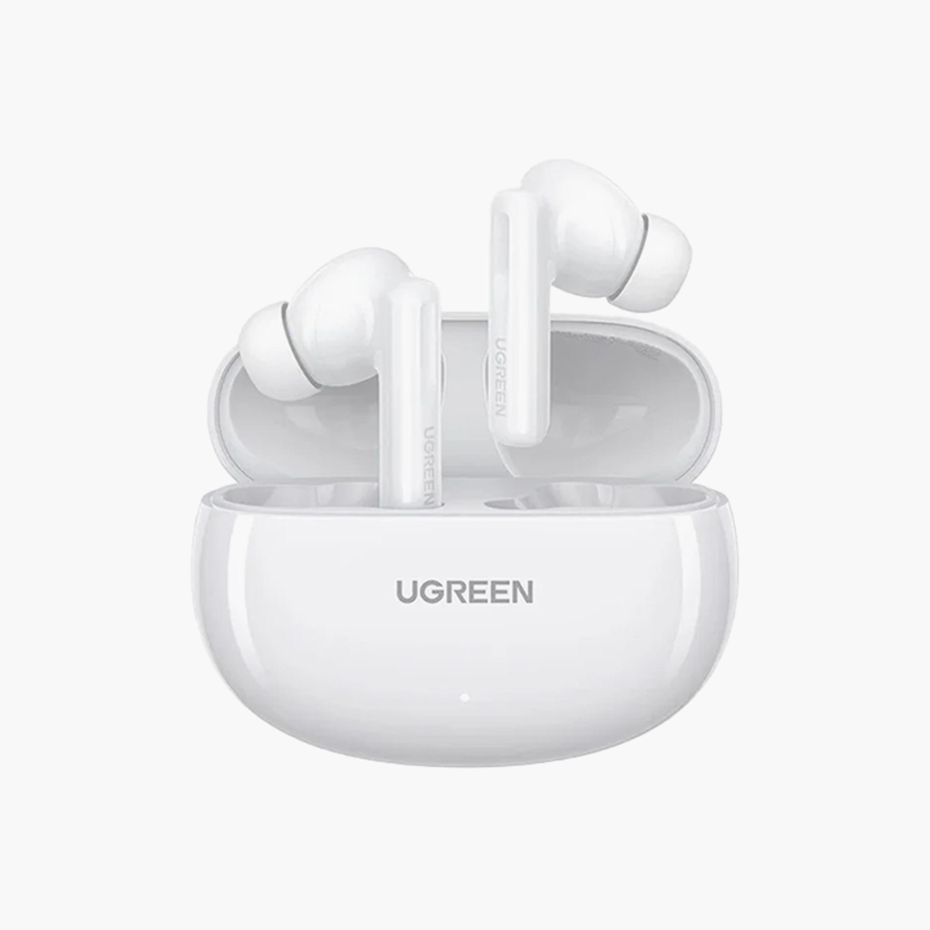 UGREEN HiTune T6 Hybrid True Wireless Earbuds with ANC - White | 15158-electronics-headphonesandearphones-image-1