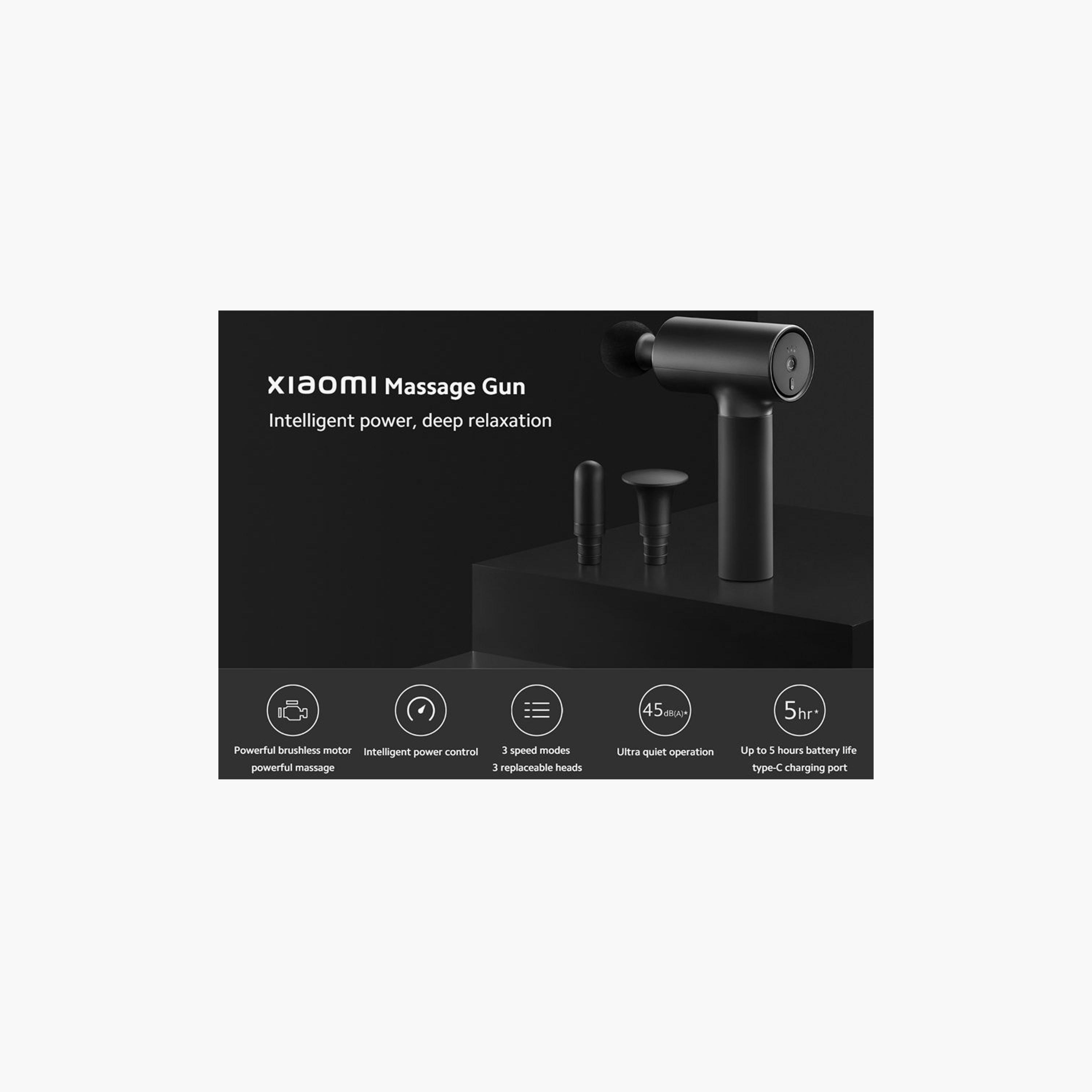 Xiaomi Massage Gun Rechargeable 2600mAh - Black | BHR5609EN-electronics-portabledevices-image-3