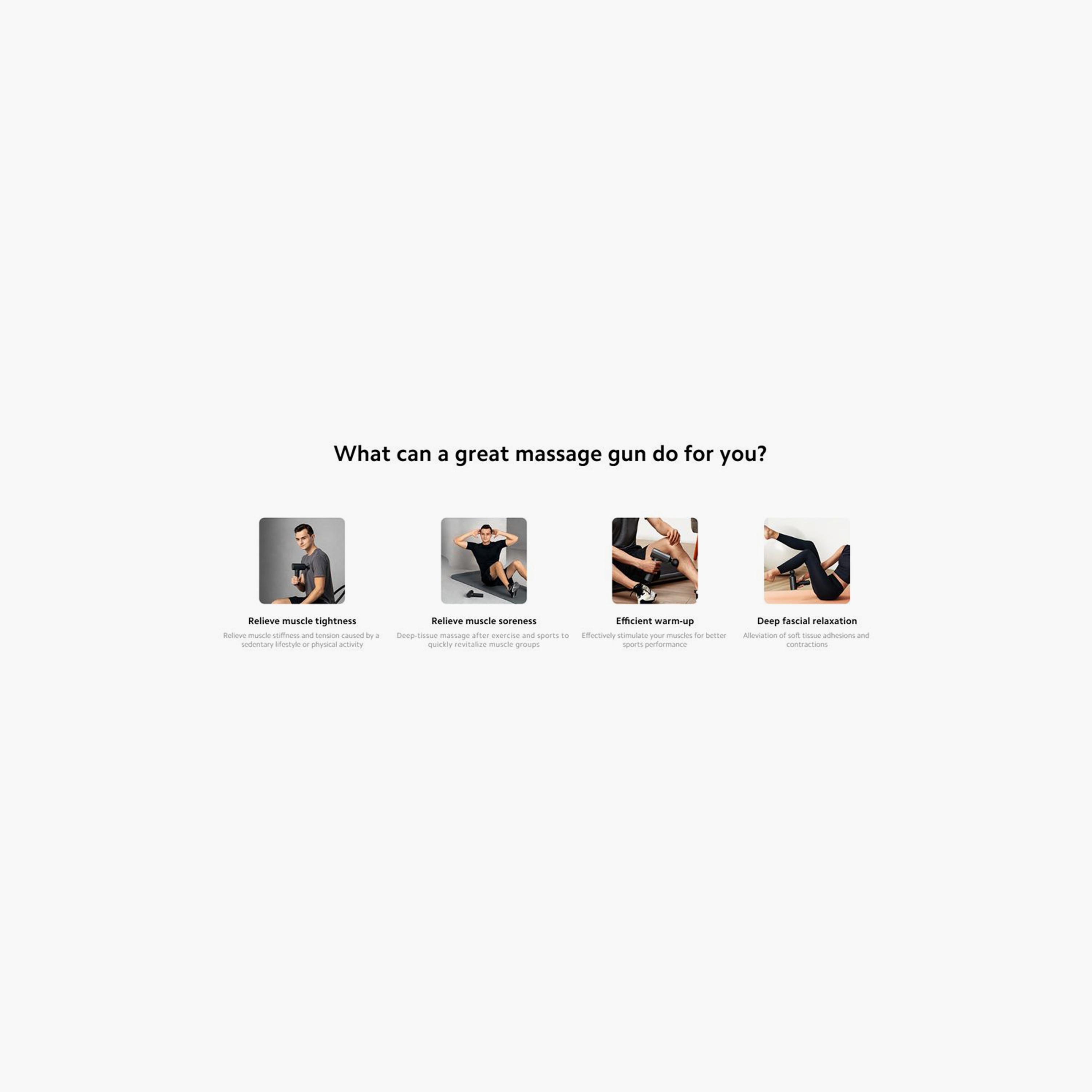 Xiaomi Massage Gun Rechargeable 2600mAh - Black | BHR5609EN-electronics-portabledevices-image-4
