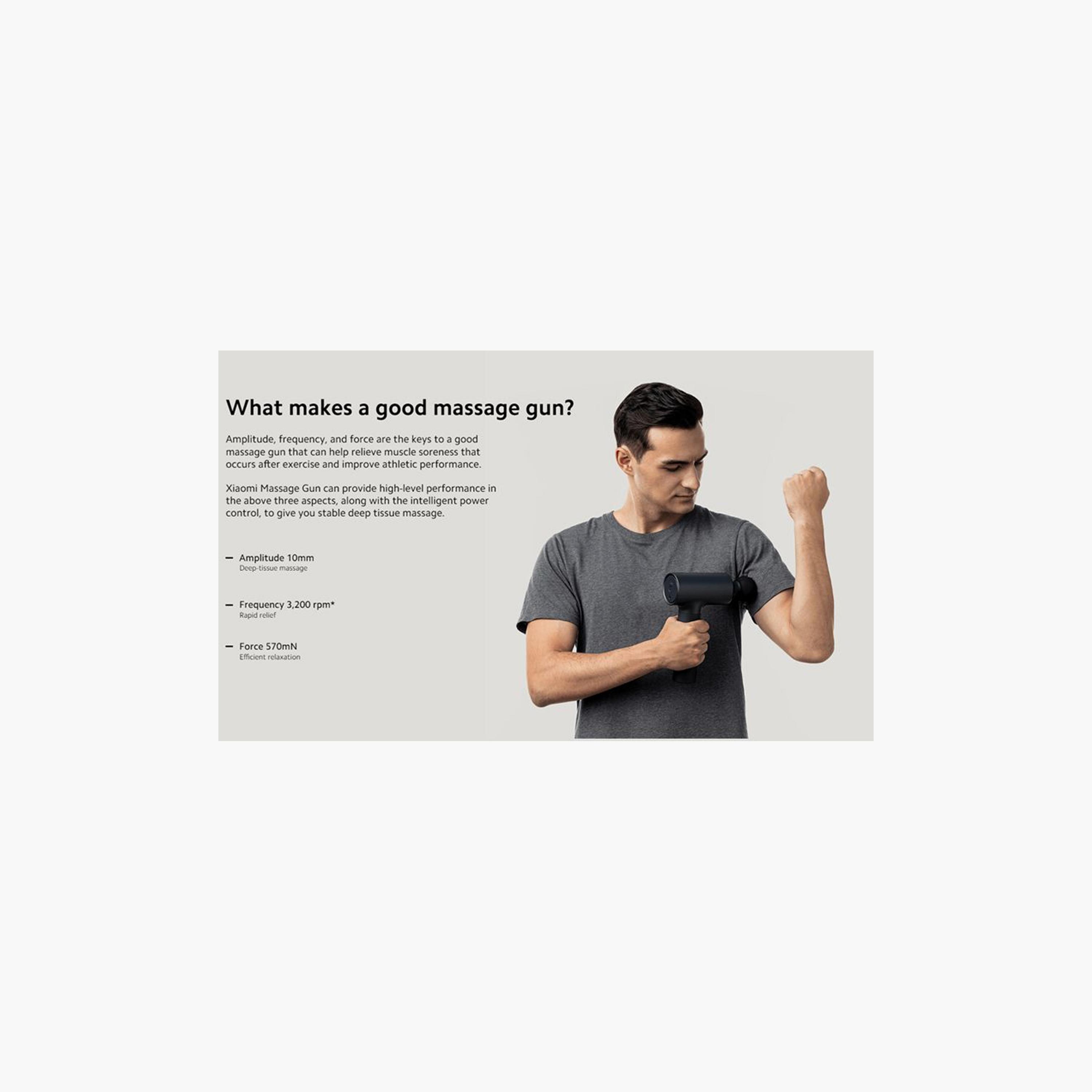 Xiaomi Massage Gun Rechargeable 2600mAh - Black | BHR5609EN-electronics-portabledevices-image-5