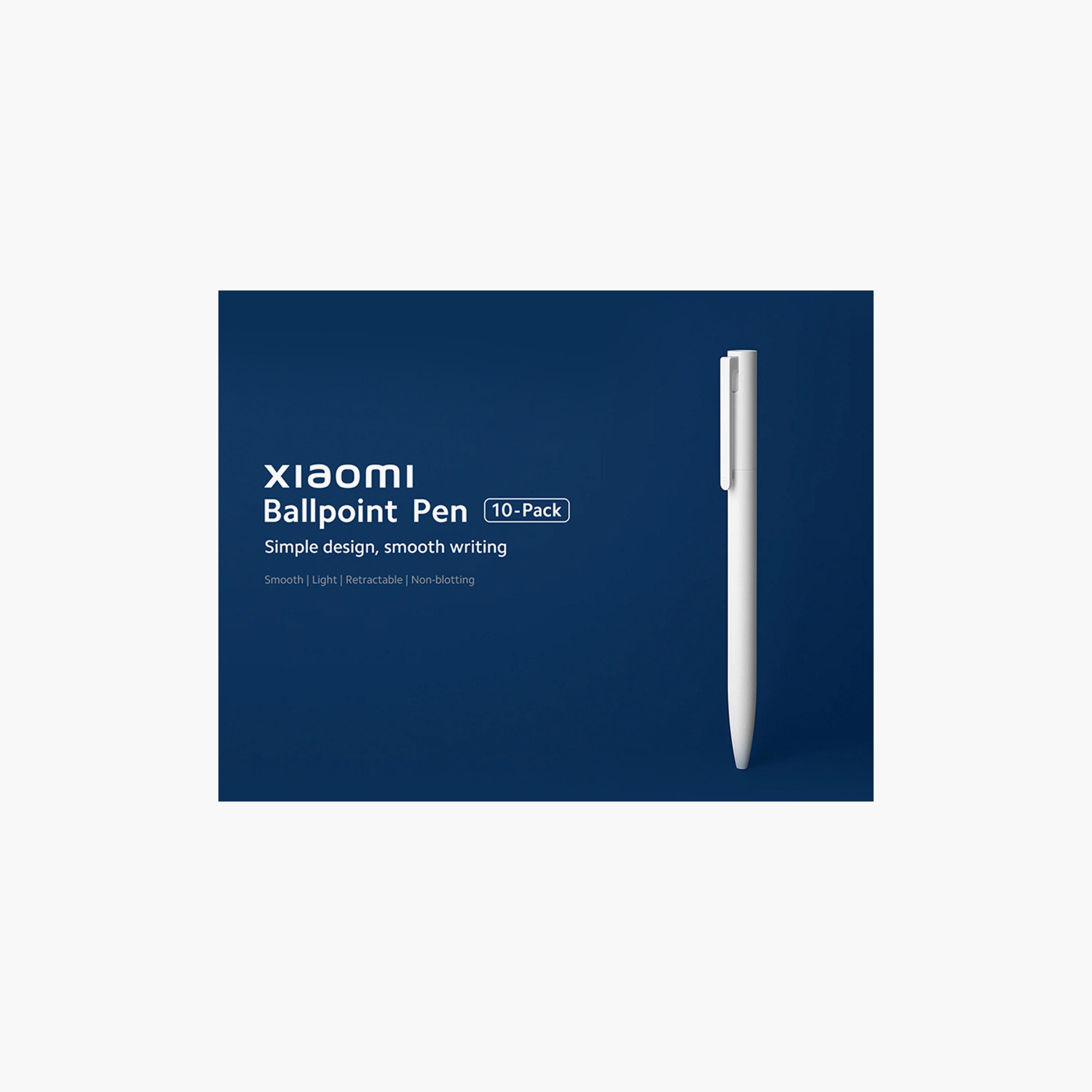 Xiaomi High-Capacity Ballpoint Pen 10-Pack - White | BHR8857GL-electronics-portabledevices-image-2