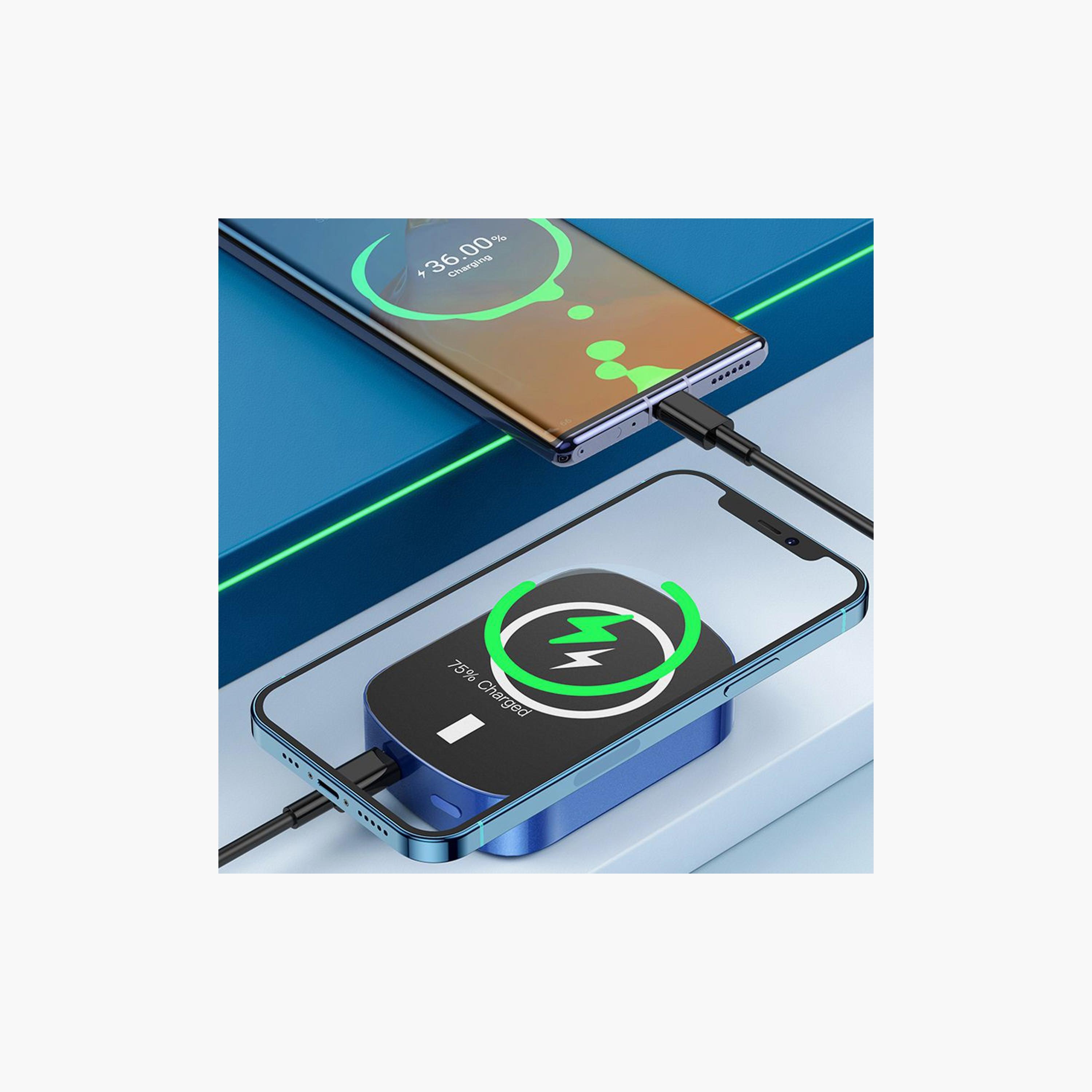 Levore 2 in 1 Magnetic Wireless Power Bank PD 20W 10000 mAh - Black | LP311-BK-electronics-portabledevices-image-4