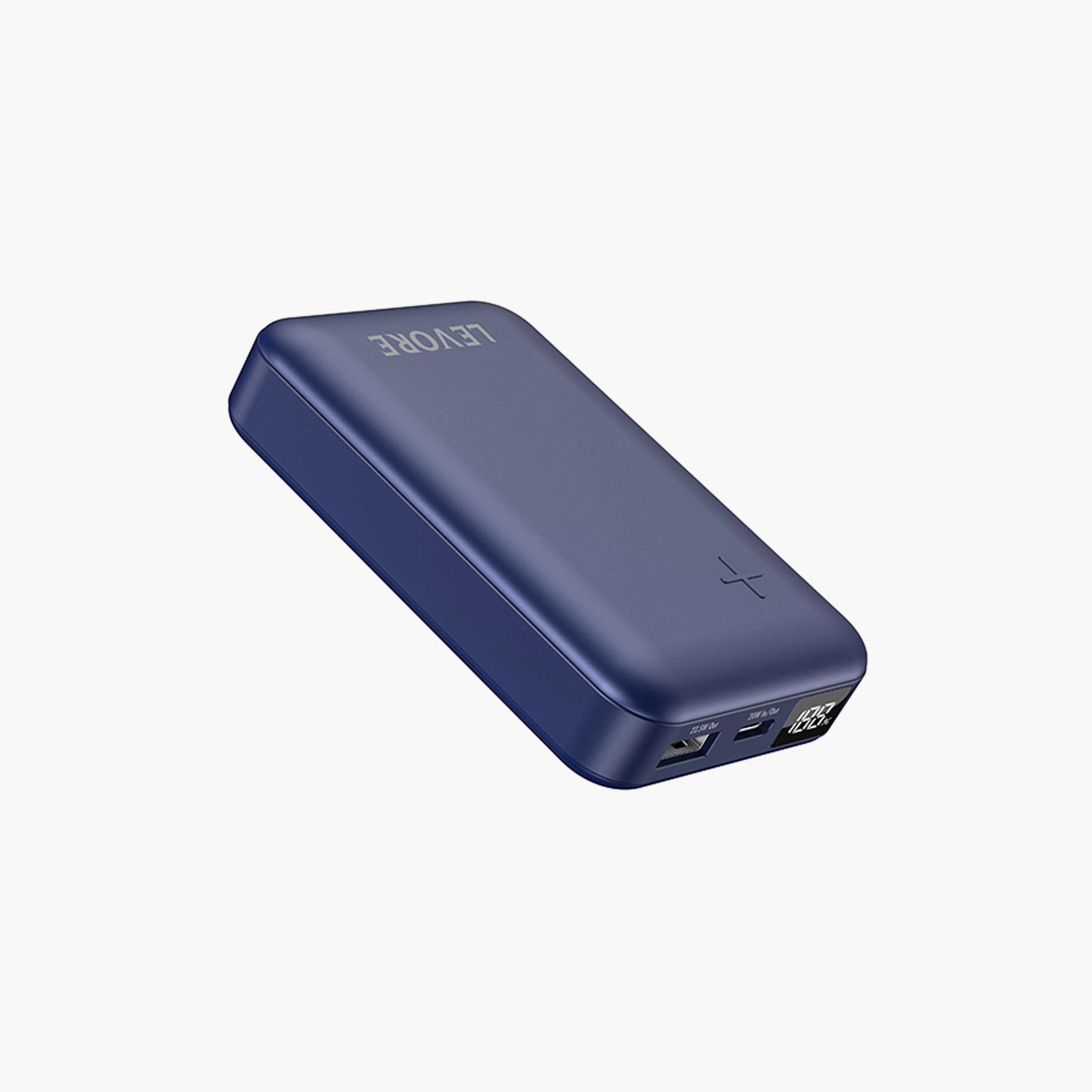 Levore Power Bank 10000mAh PD with 2 USB Ports - Blue | LP221-BL-electronics-portabledevices-image-1