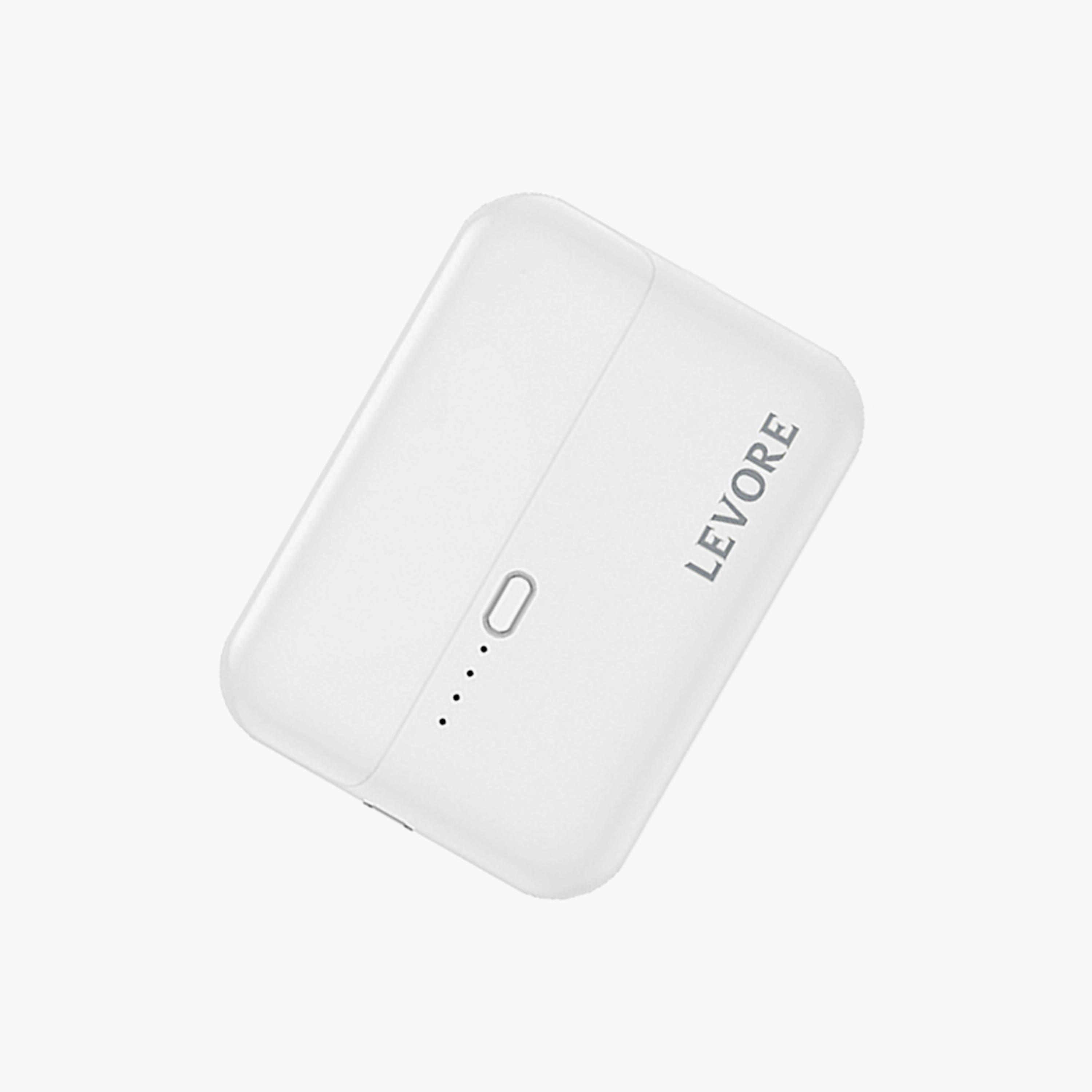 Levore Power Bank 10000mAh Fast Charging with 2 USB Ports - White | LP222-WH-electronics-accessories-mobileaccesories-image-1