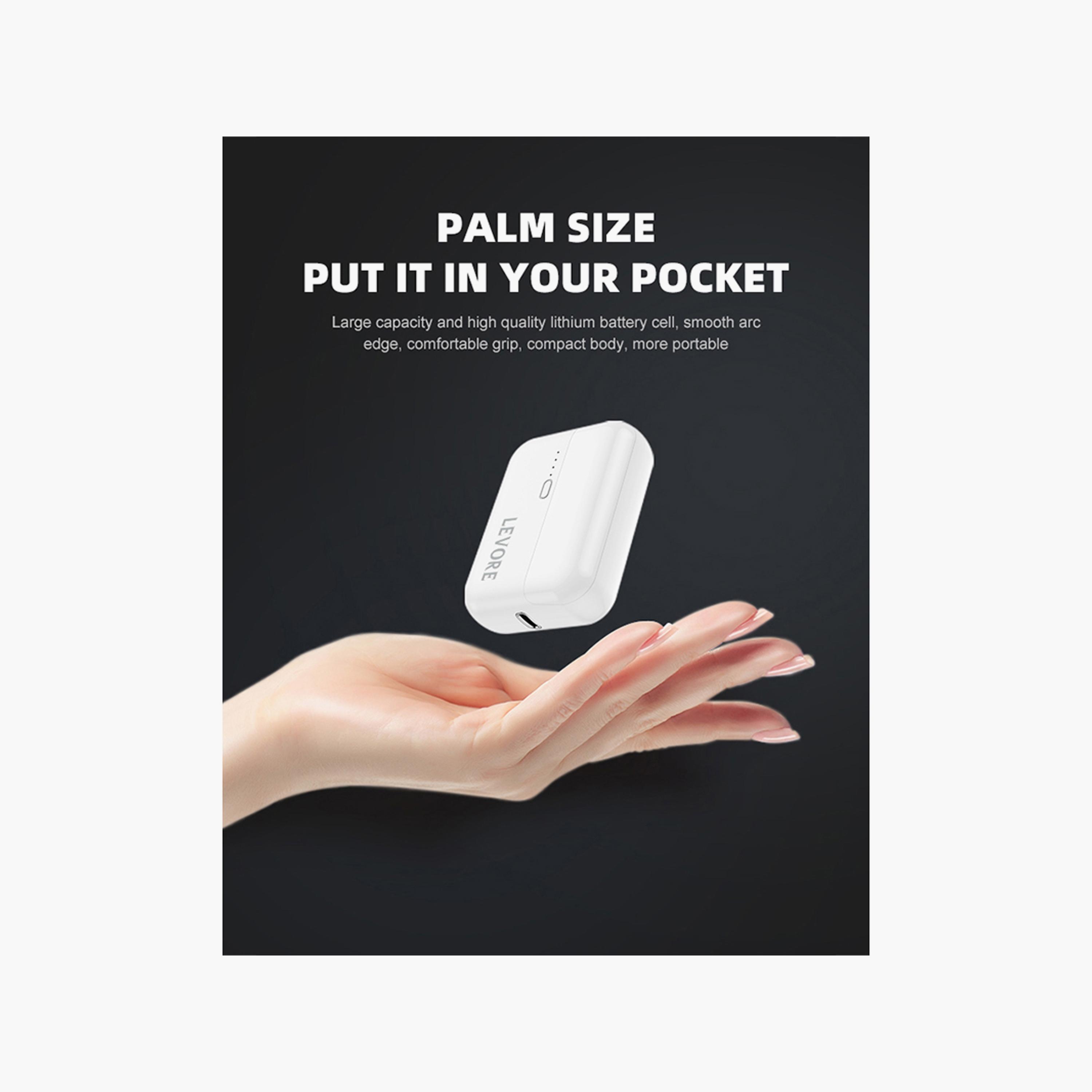 Levore Power Bank 10000mAh Fast Charging with 2 USB Ports - White | LP222-WH-electronics-accessories-mobileaccesories-image-4