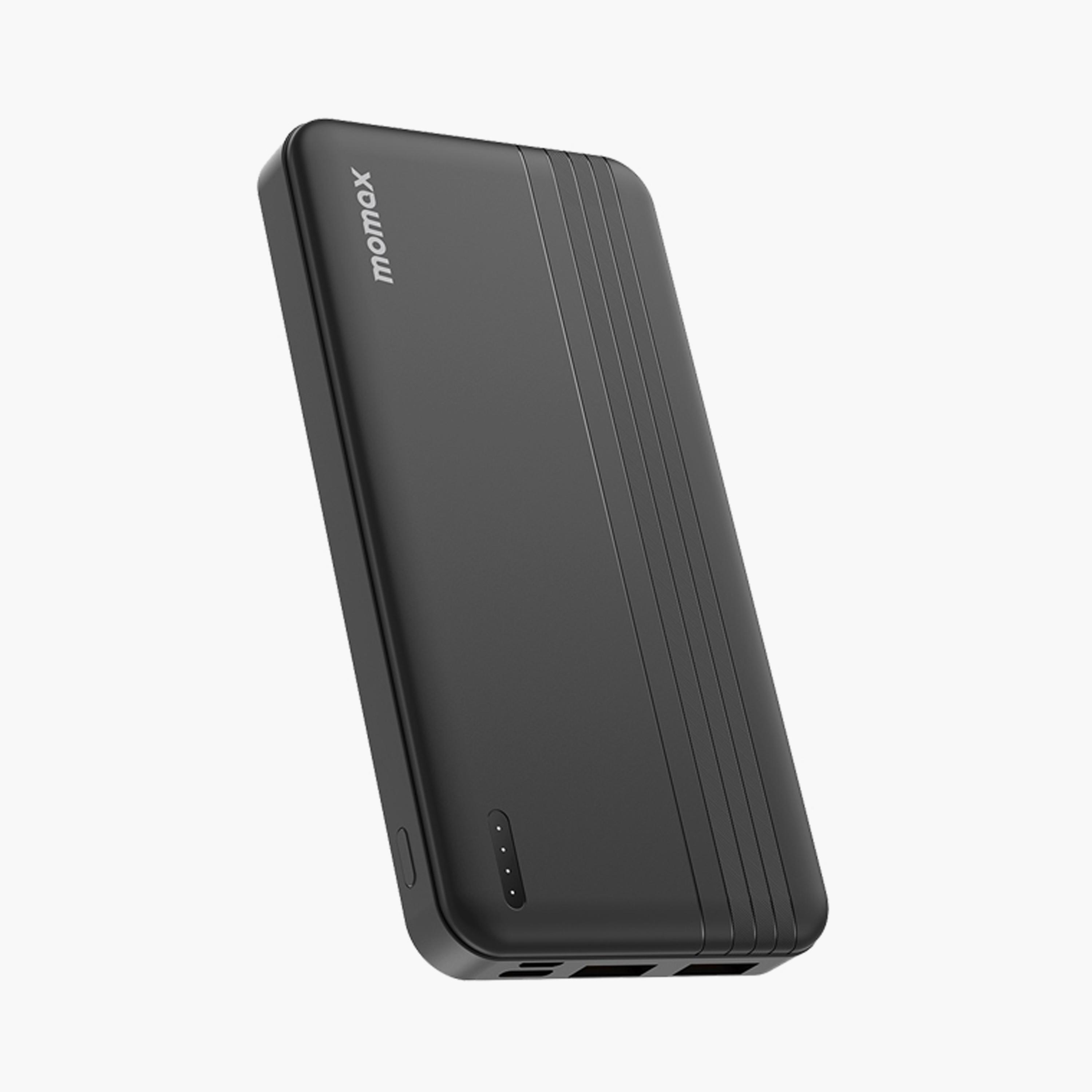 Momax Power Bank iPower with 2 USB Ports and USB-C Port 10000mAh 20W For PD Port - Black | IP77D-electronics-portabledevices-image-4