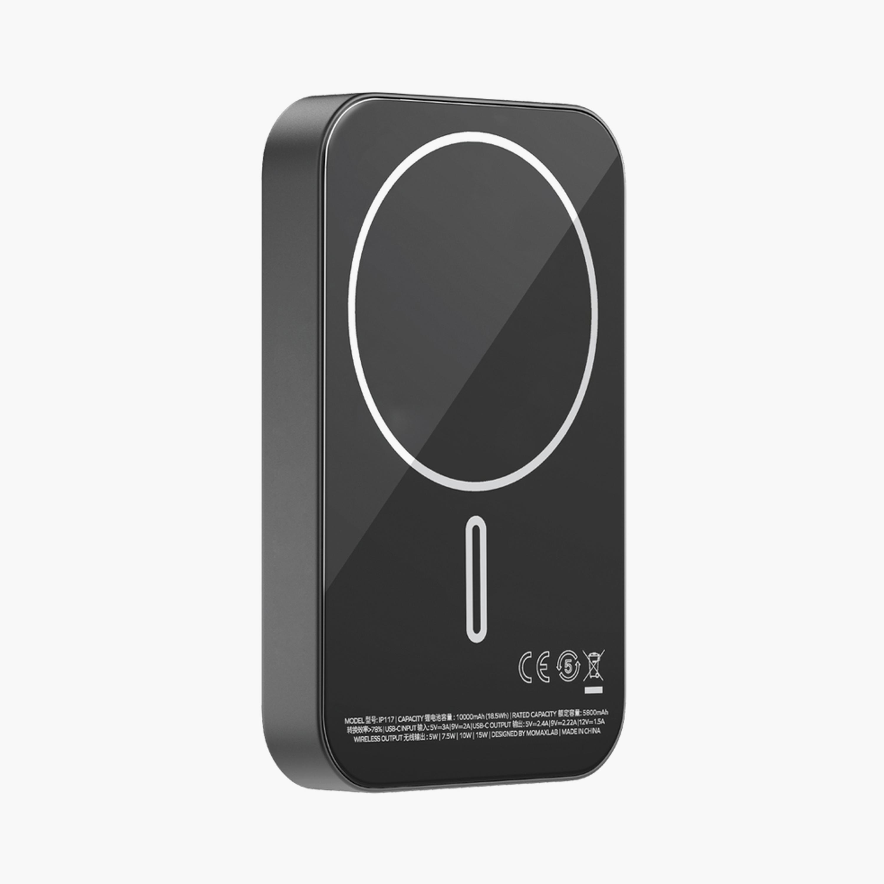 Momax Q.Mag X1 Wireless Power Bank MagSafe 10000mAh - Black | IP117D-electronics-accessories-mobileaccesories-image-1