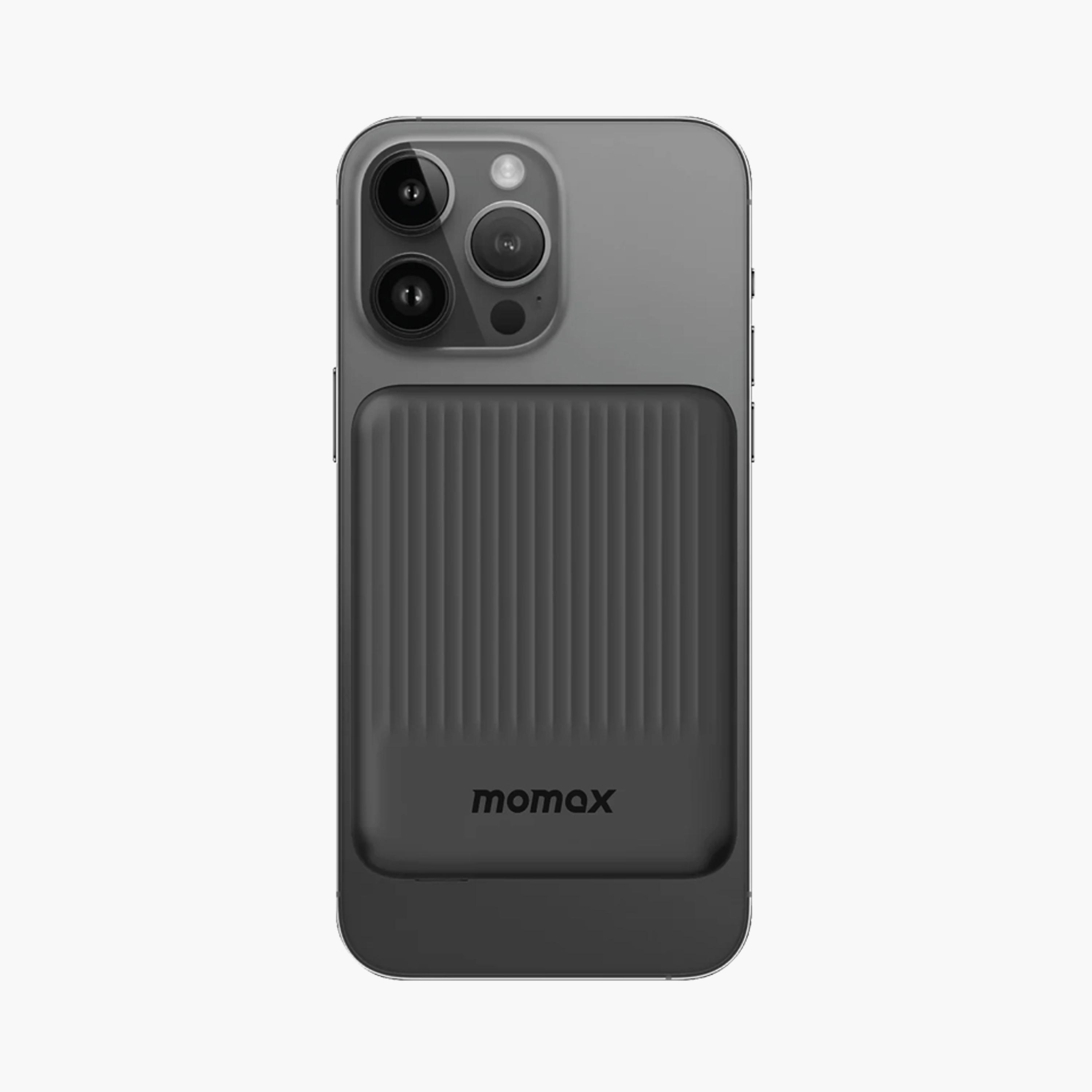Momax Q.Mag Minimal 2 Wireless Magnetic Battery MagSafe 10000mAh - Black | IP123D-electronics-portabledevices-image-3