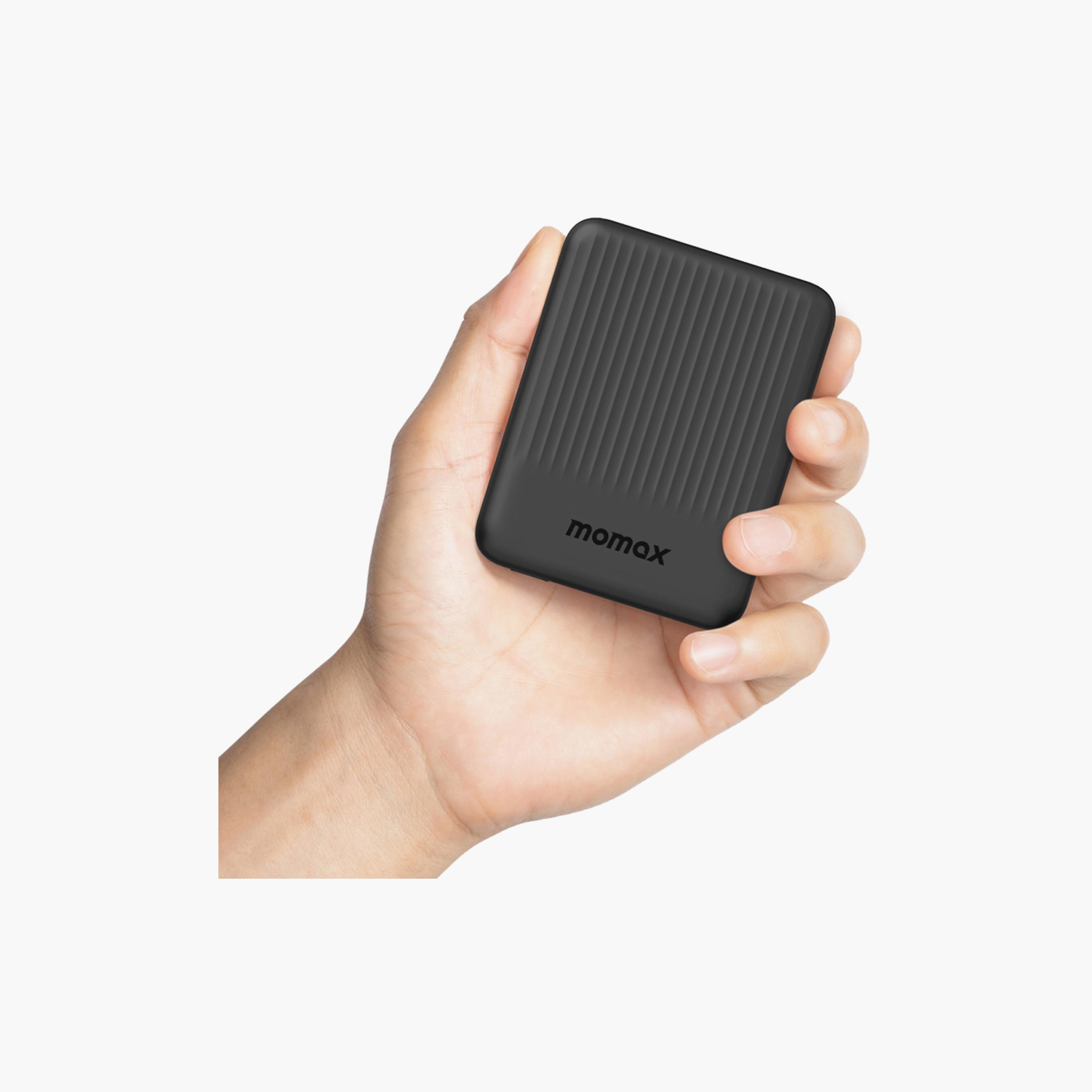Momax Q.Mag Minimal 2 Wireless Magnetic Battery MagSafe 10000mAh - Black | IP123D-electronics-portabledevices-image-4