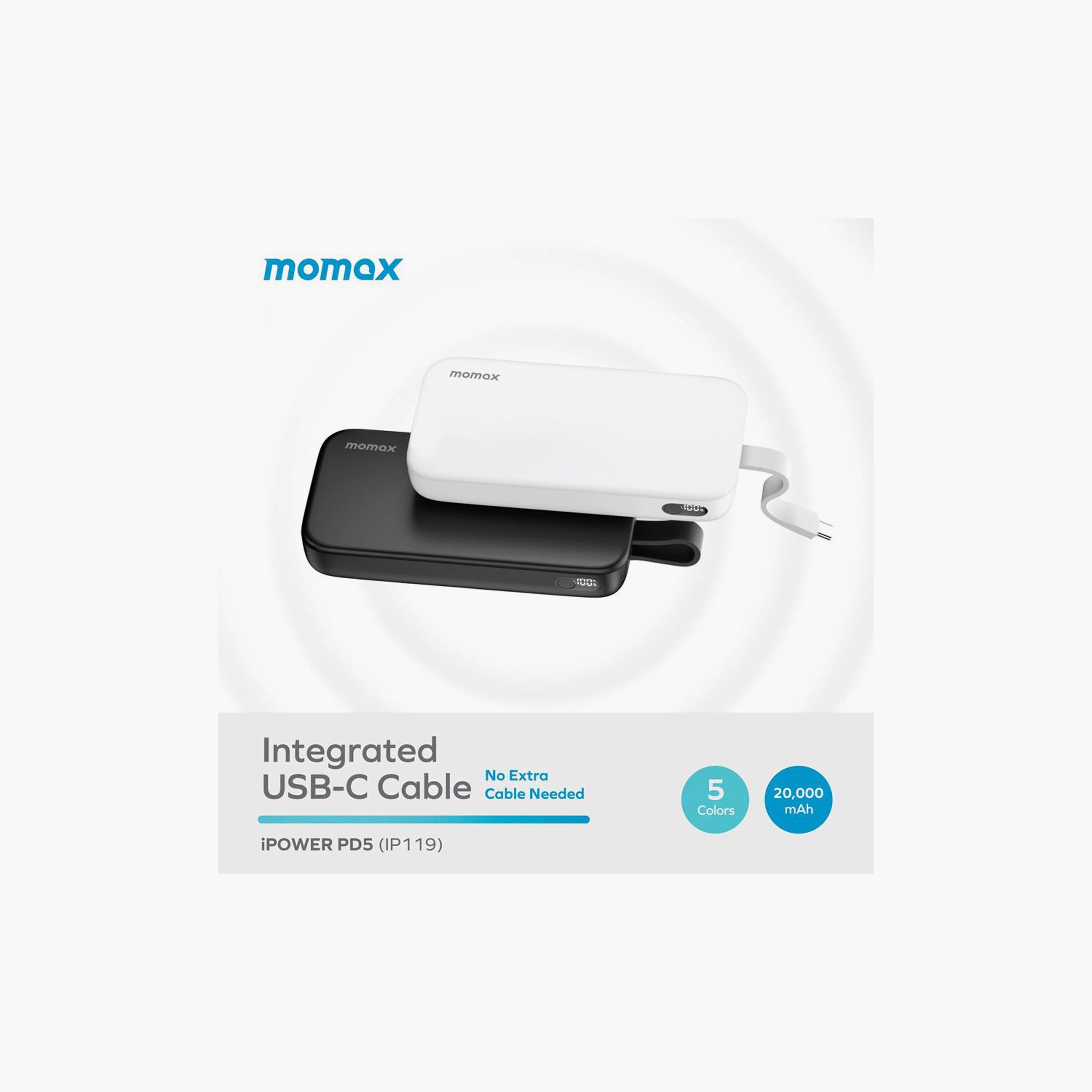 Momax iPower Power Bank PD5 20000mAh 22.5W - Black | IP119D-electronics-accessories-mobileaccesories-image-2