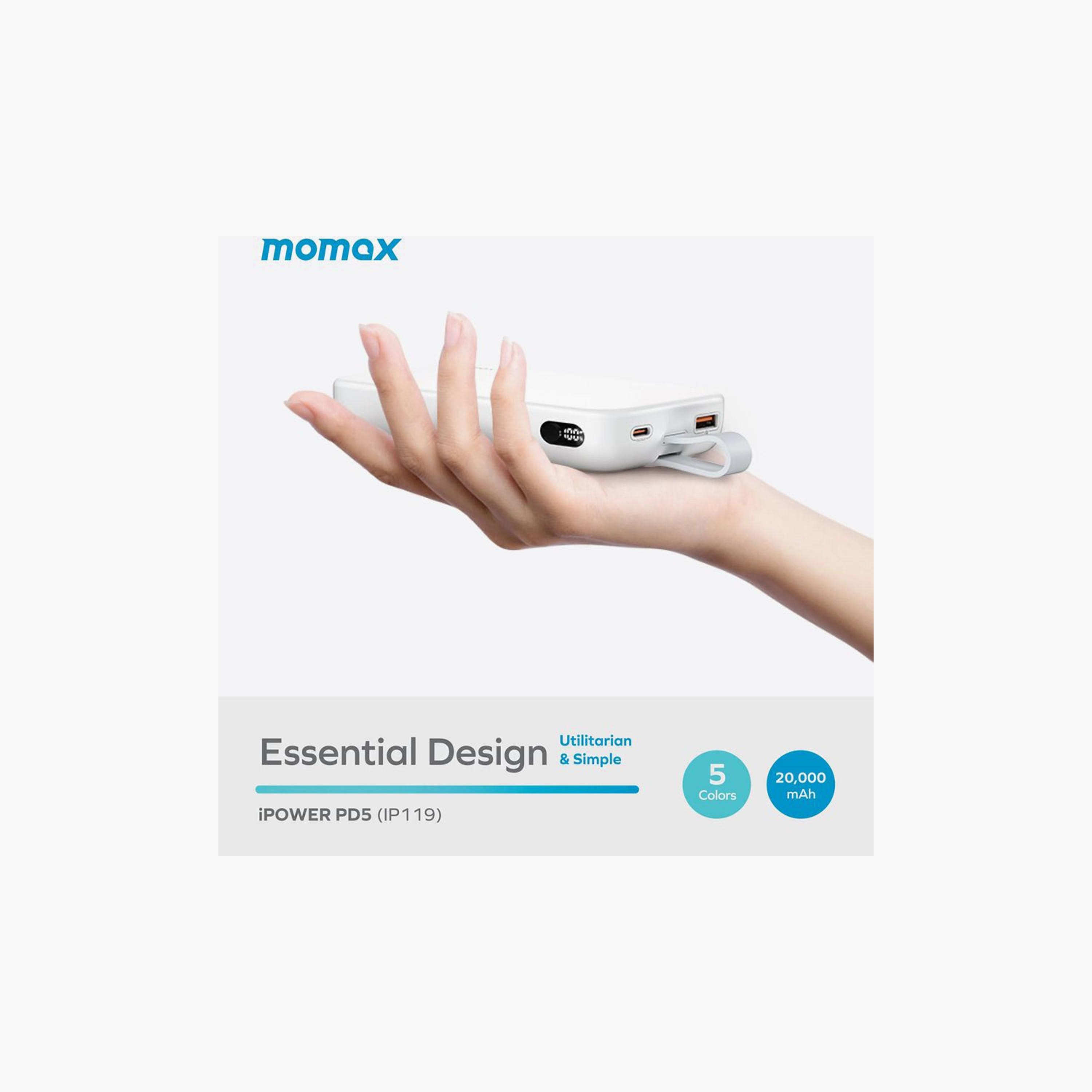 Momax iPower Power Bank PD5 20000mAh 22.5W - Black | IP119D-electronics-accessories-mobileaccesories-image-3