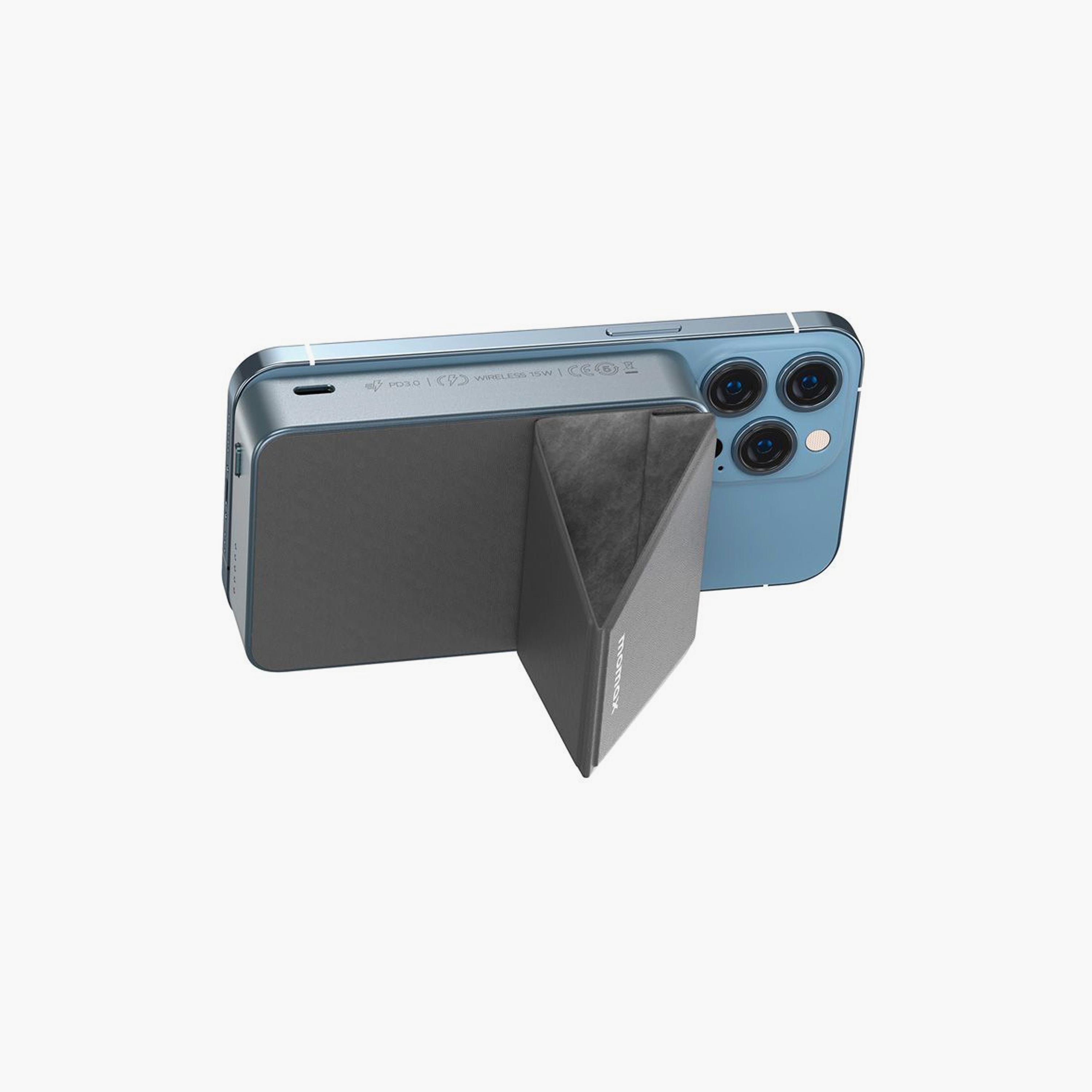 Momax Q.Mag Power 11 Magnetic Wireless Charger 10000mAh, 15W, USB-C 20W - Grey | IP111E-electronics-portabledevices-image-4