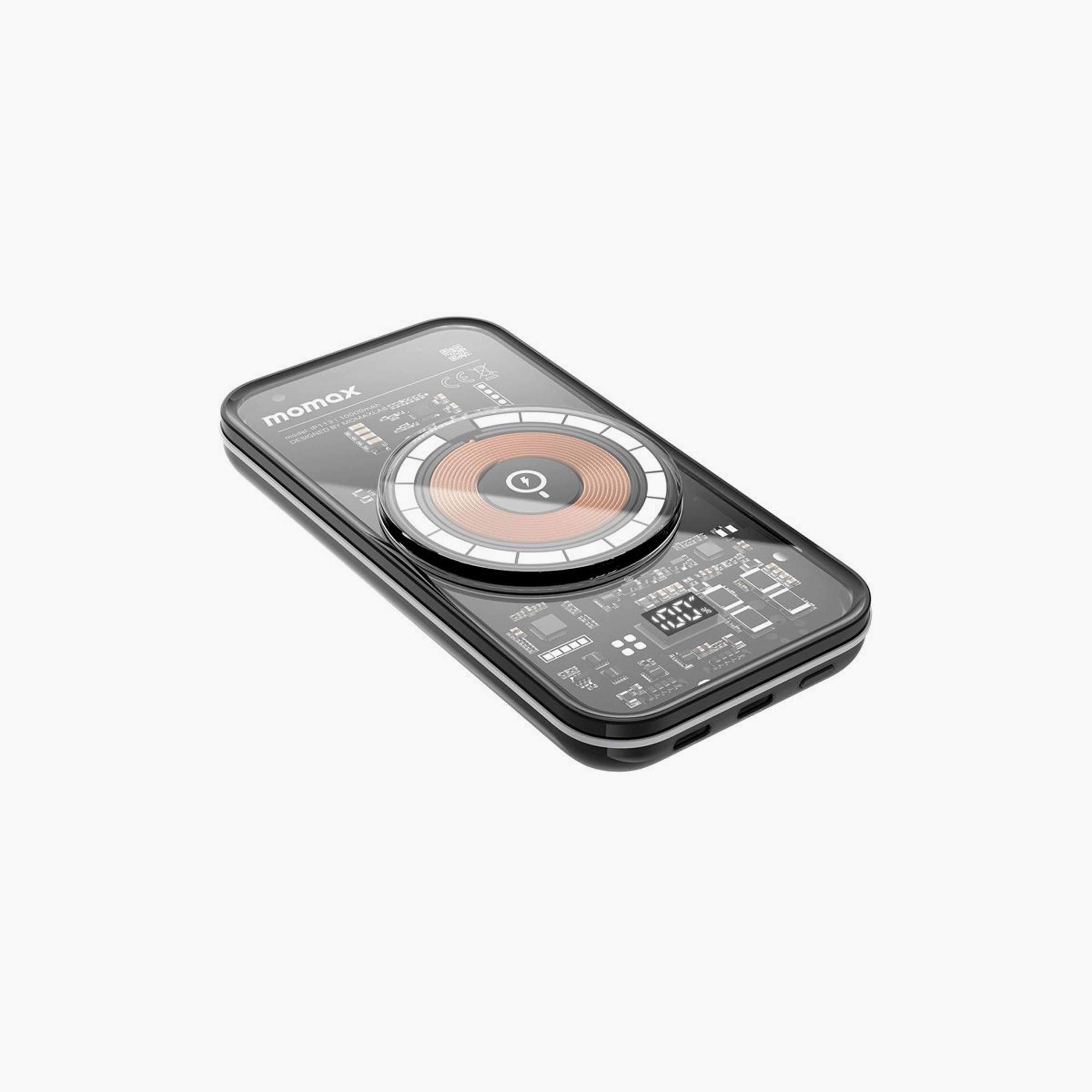 Momax Q.Mag Power 11 Magnetic Wireless Charger 10000mAh, 15W, USB-C 35W - Grey | IP113D-electronics-portabledevices-image-3