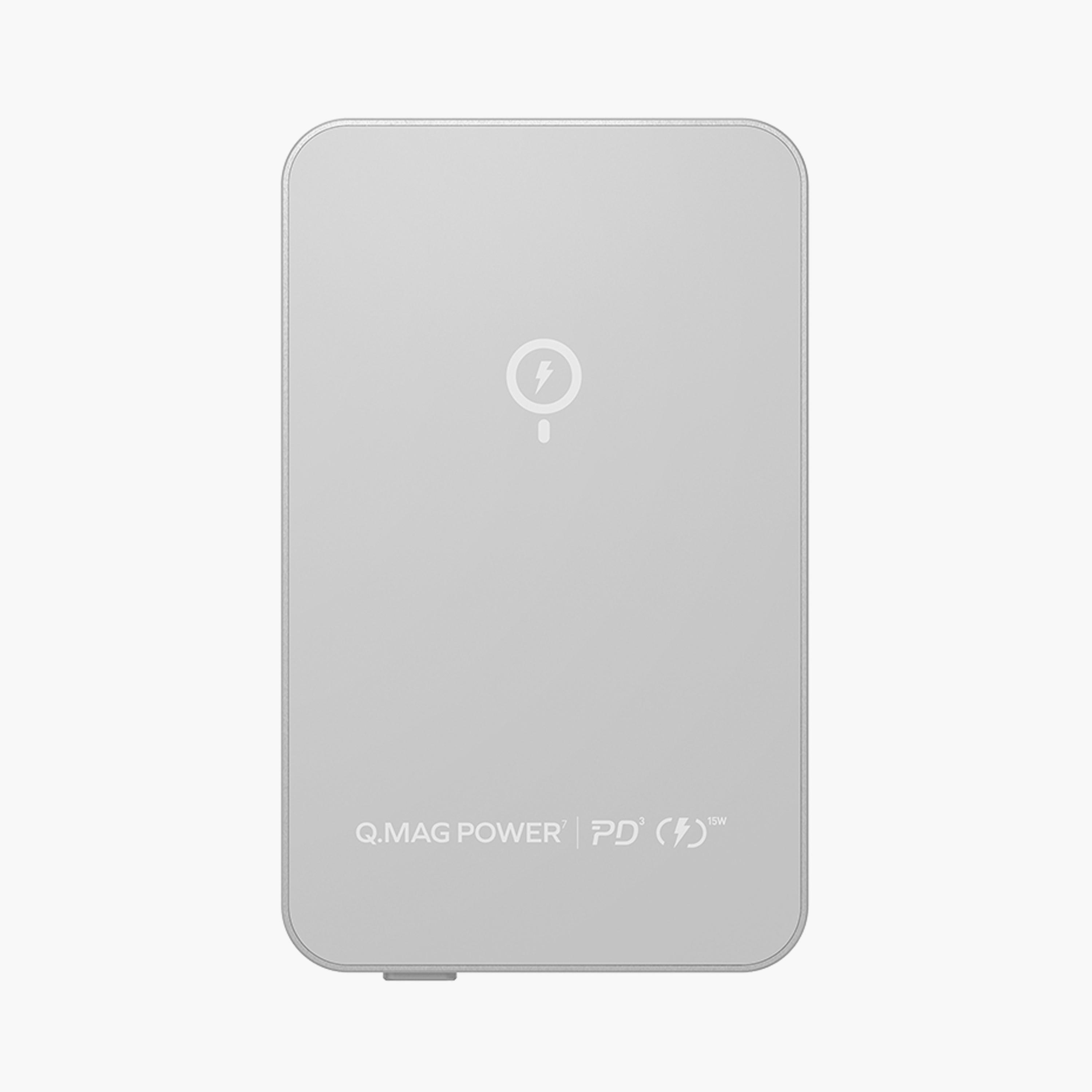 Momax Q.Mag Magnetic Wireless Battery Pack 10000mAh - Silver | IP107S-electronics-portabledevices-image-1